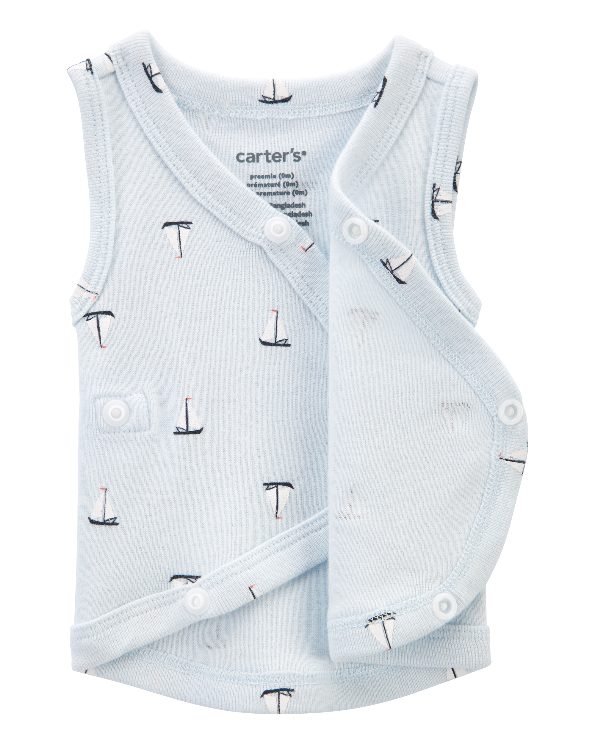 Baby Boy Preemie Sailboat Tank