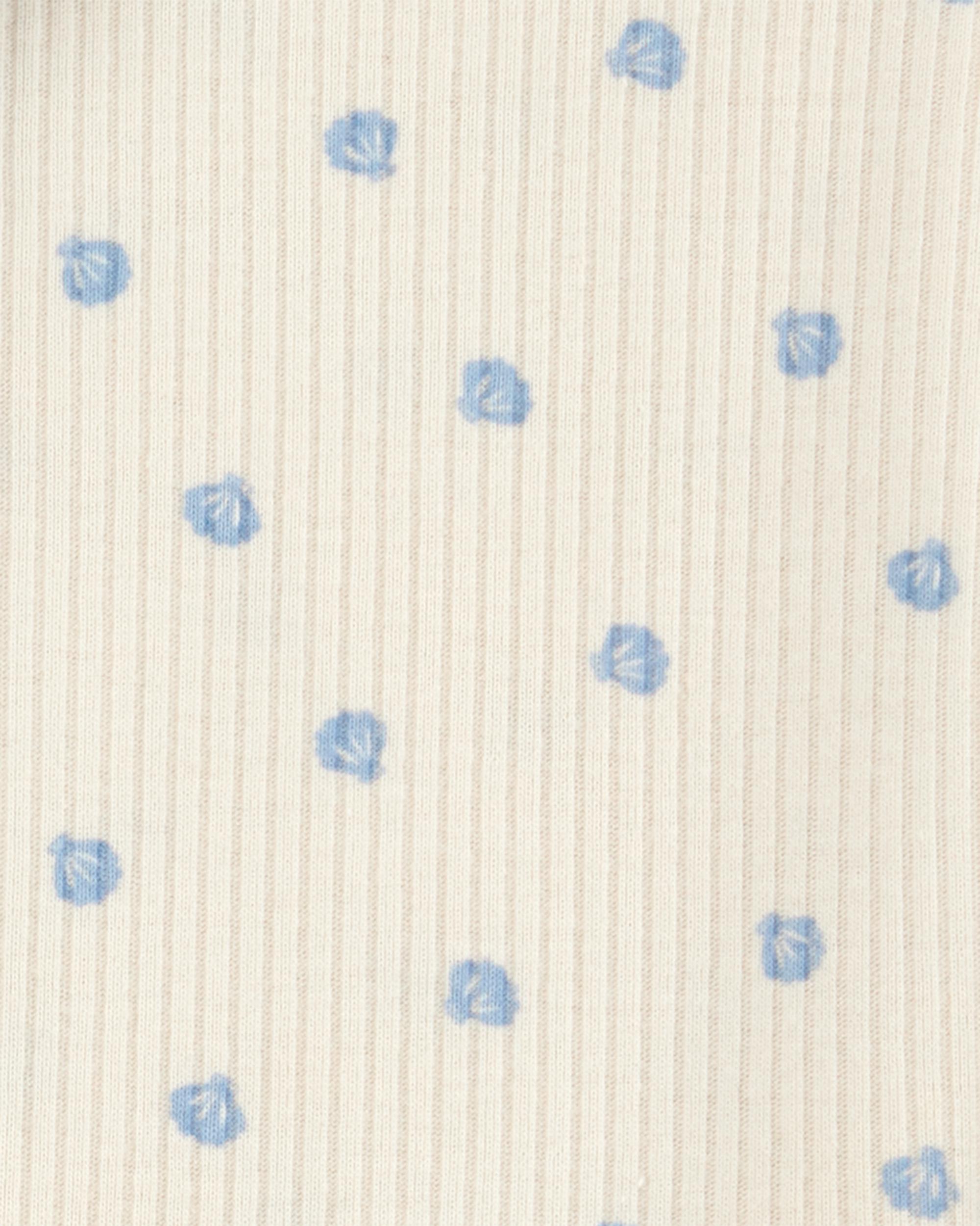 Baby 3-Piece Seashell Little Character Set® - Blue/Cream