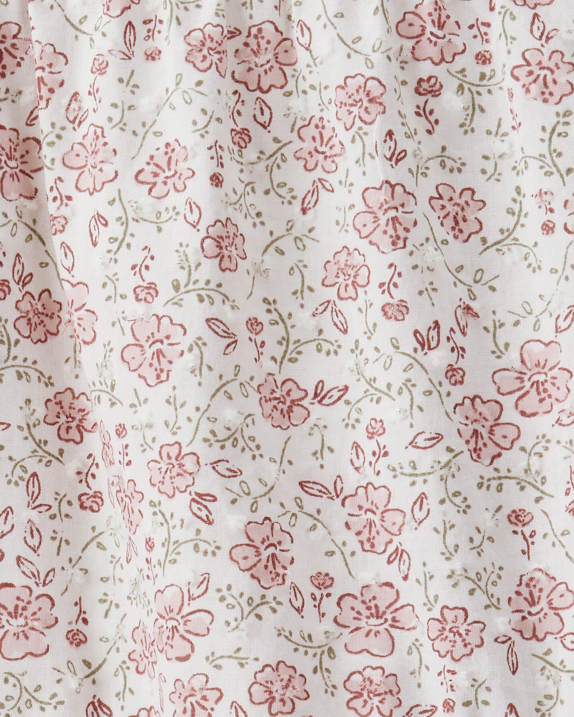 Toddler Girl Organic Cotton Dress Prairie Blossom Print