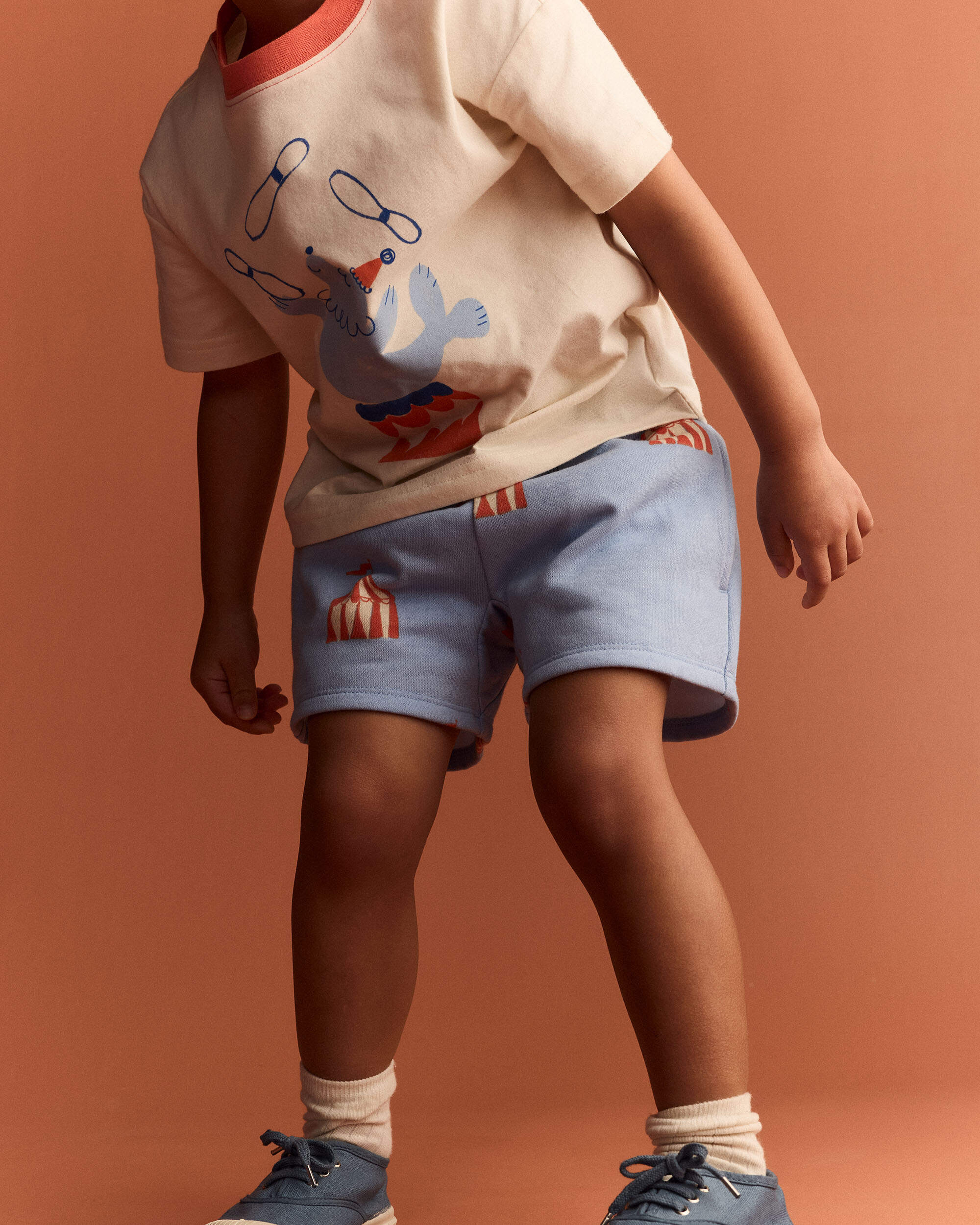 Toddler Boy City Park™ Short Big Top Print - Blue