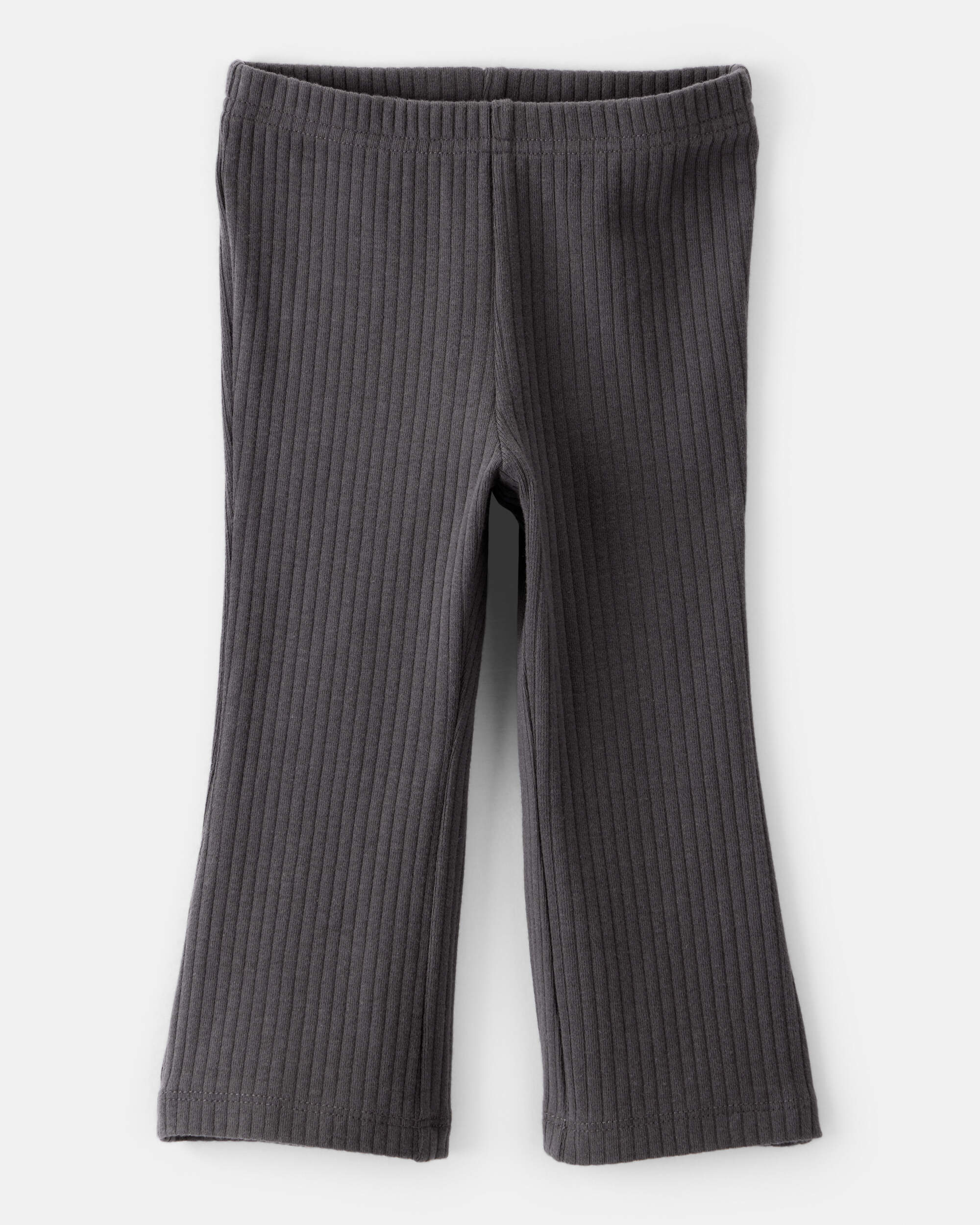 Baby Girl Cotton Flare Active Pants - Black