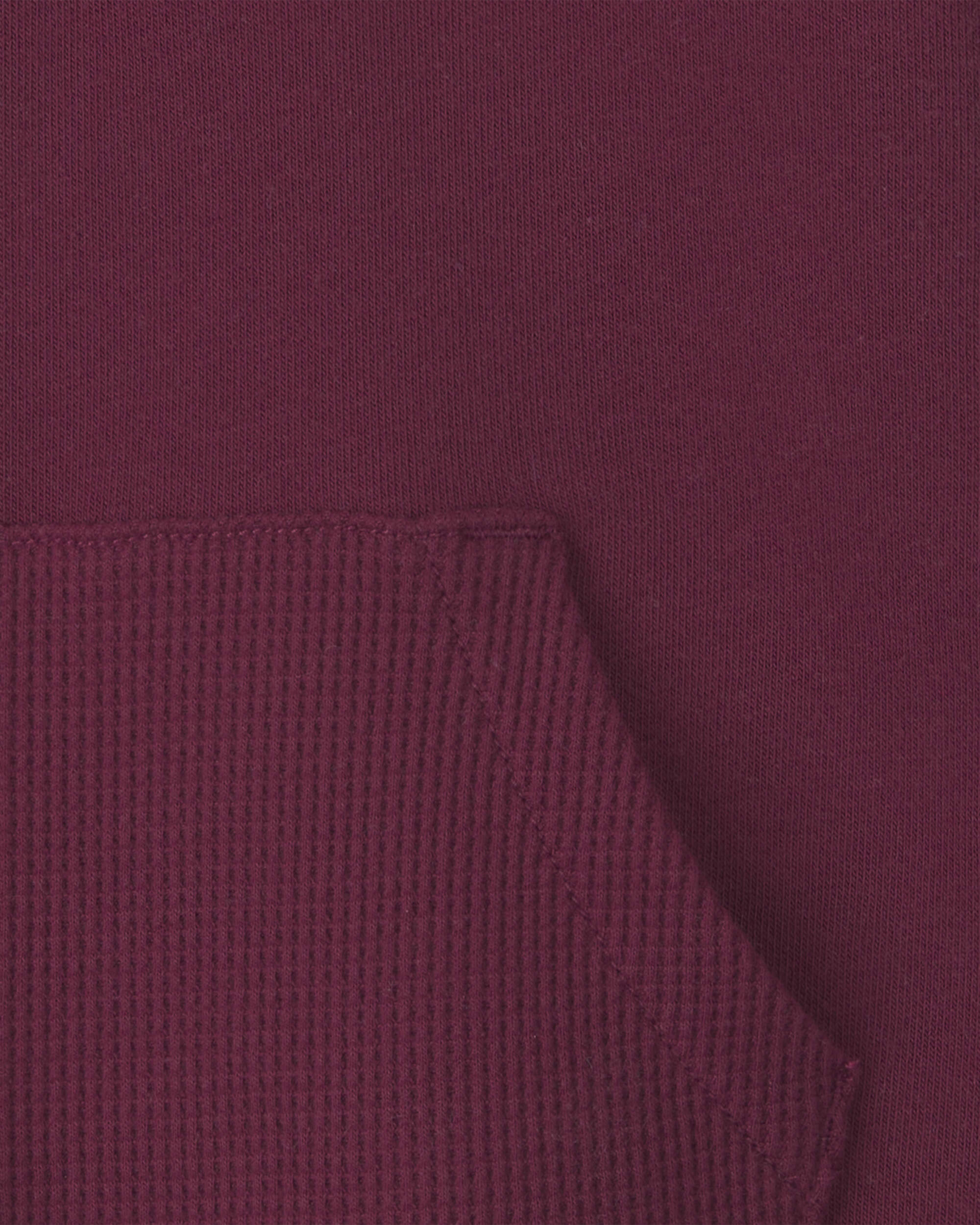 Toddler Boy Fleece Quarter-Zip Pullover Sweatshirt - Burgundy