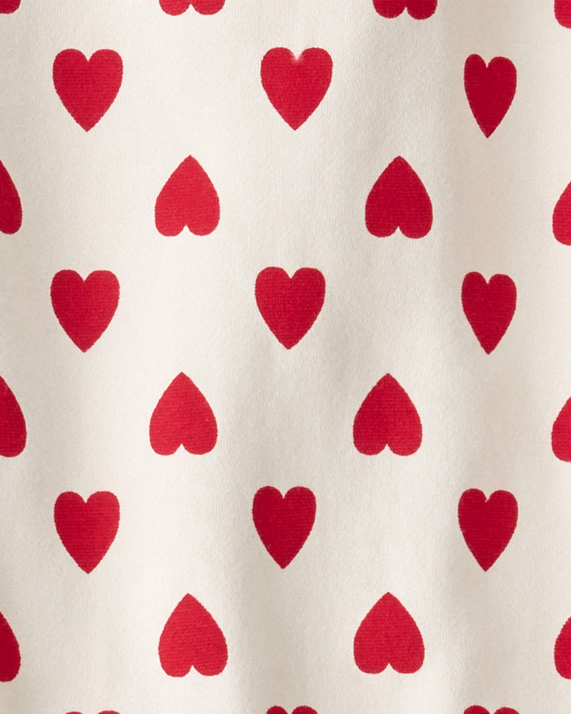 Toddler 2-Piece Set Made with Organic Cotton Forever Hearts Print