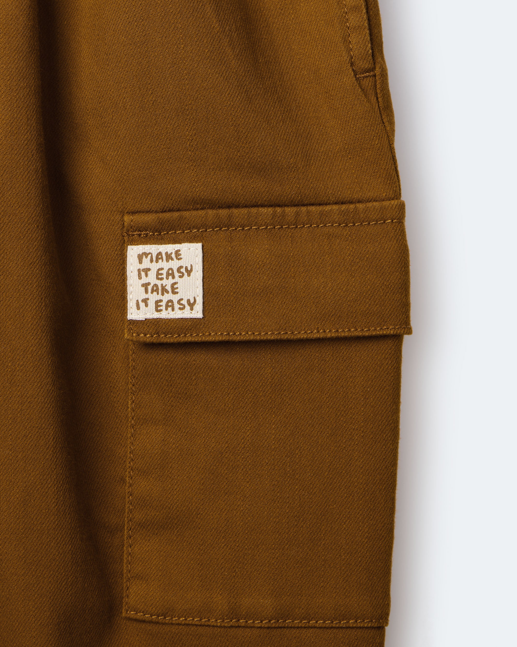 Toddler Boy Cargo Pant - Cinnamon