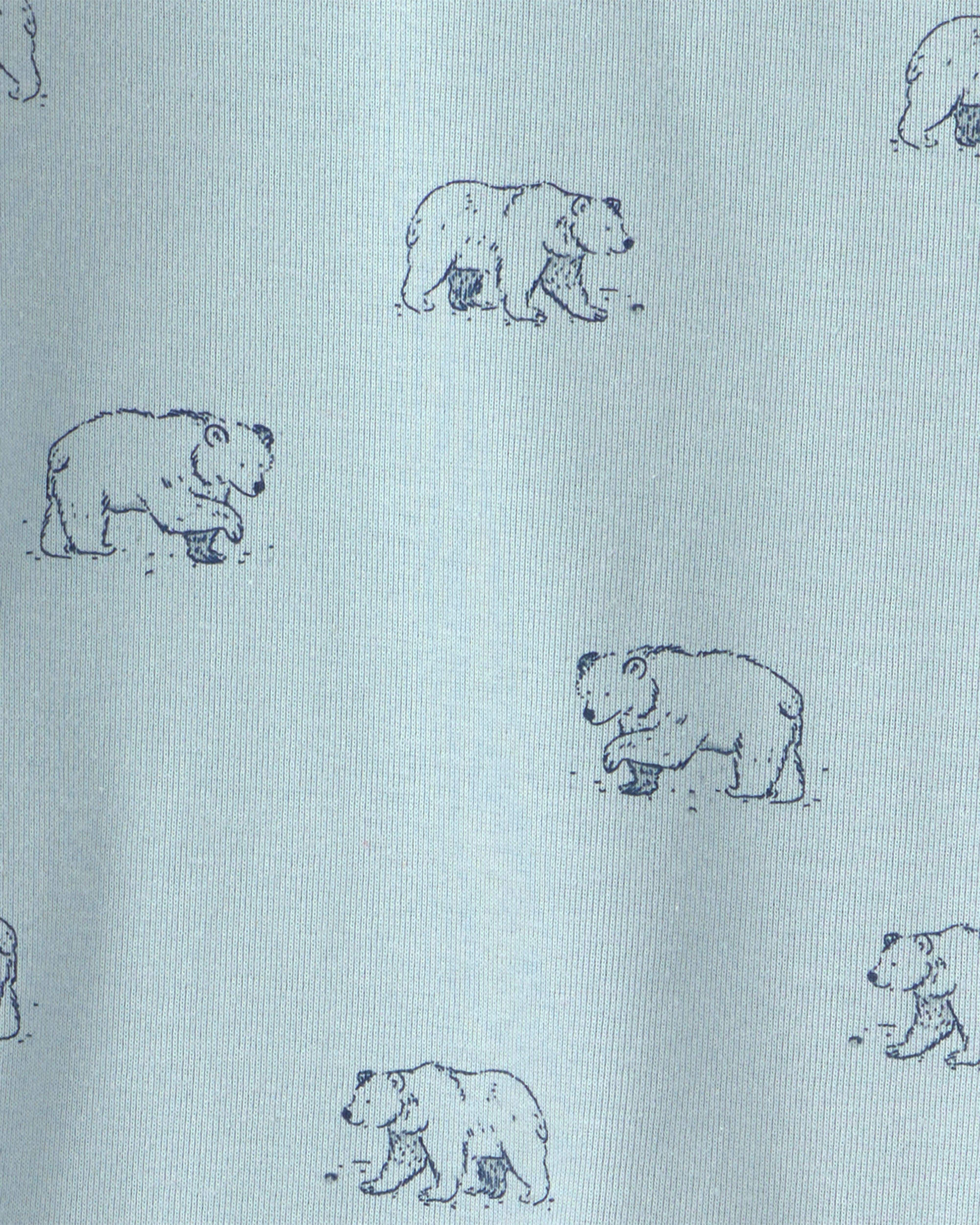 Toddler 2-Piece Organic Cotton Pyjamas Winter Bears