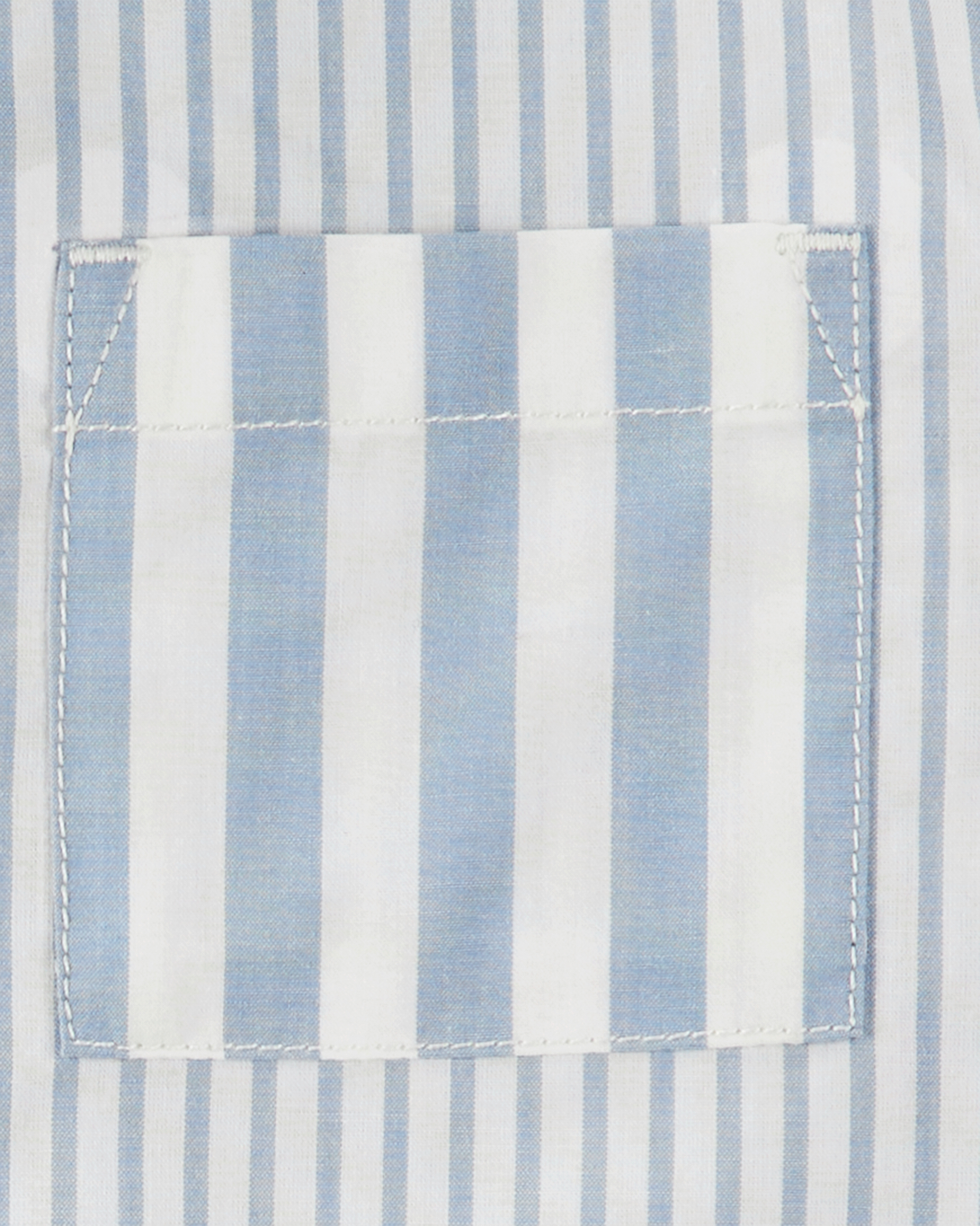 Toddler 2-Piece Striped Button-Front Shirt & Short Set - Blue/Green