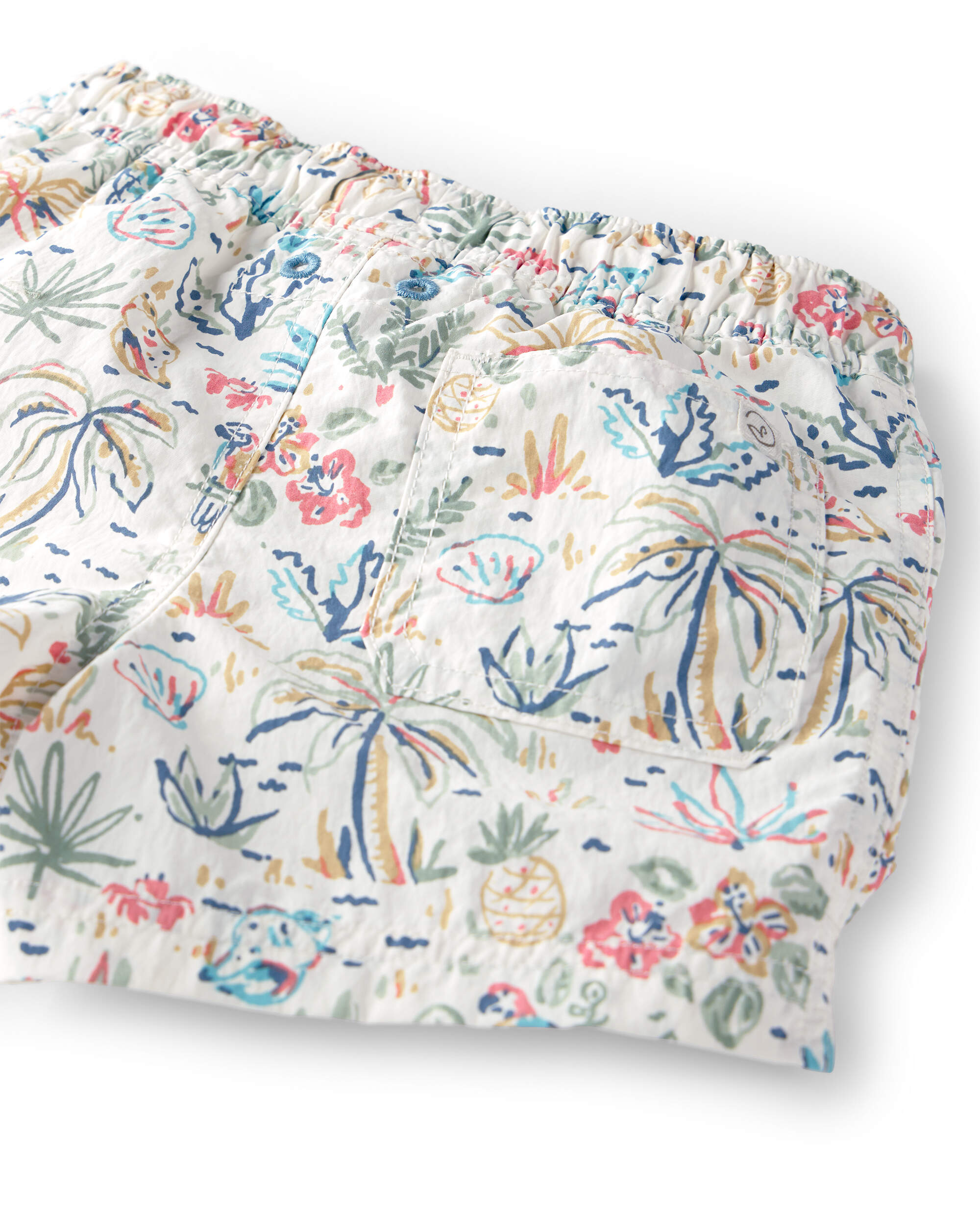 Boys Recycled Swim Trunks Tropical Paradise Print