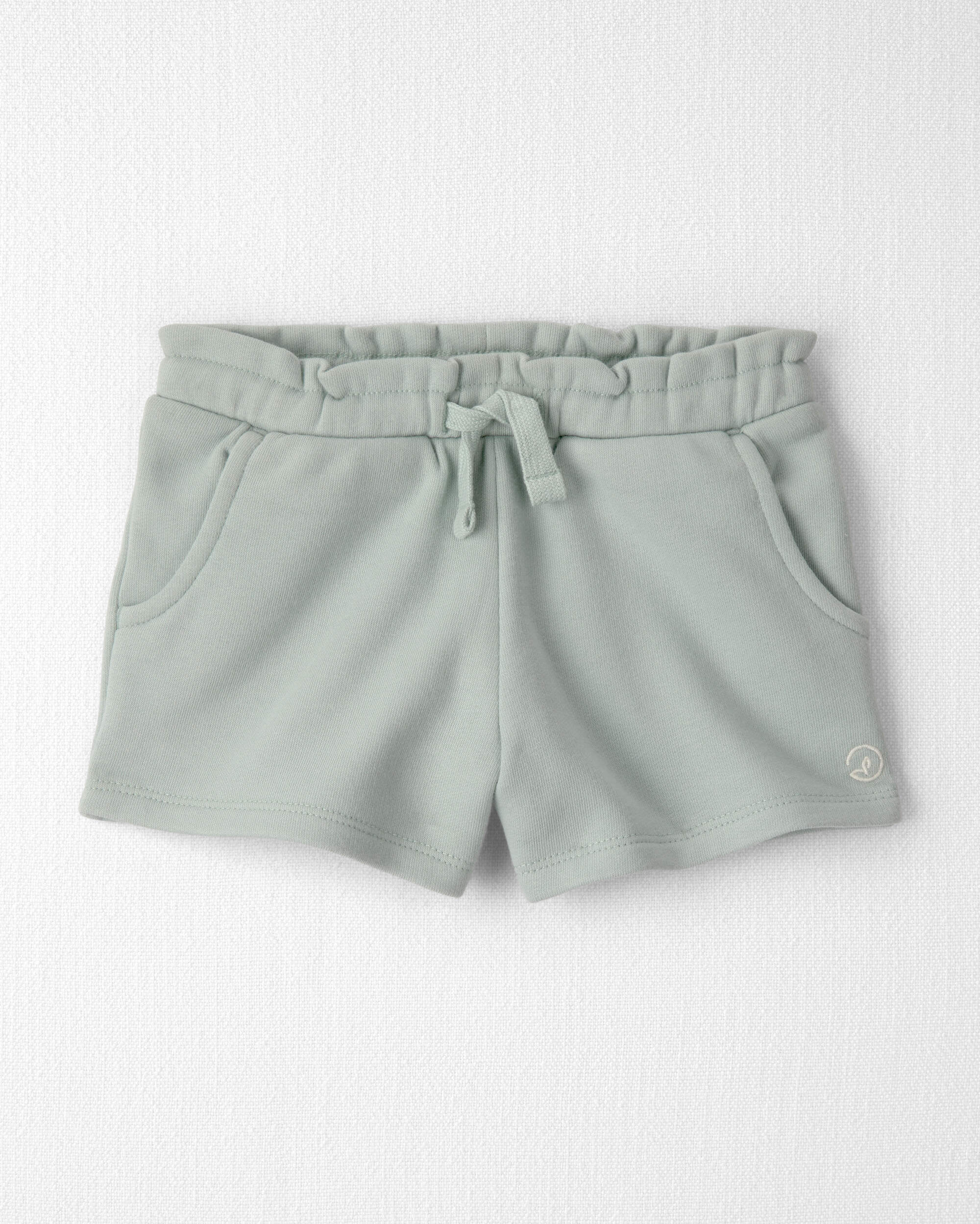 Toddler Girl French Terry Shorts Made with Organic Cotton