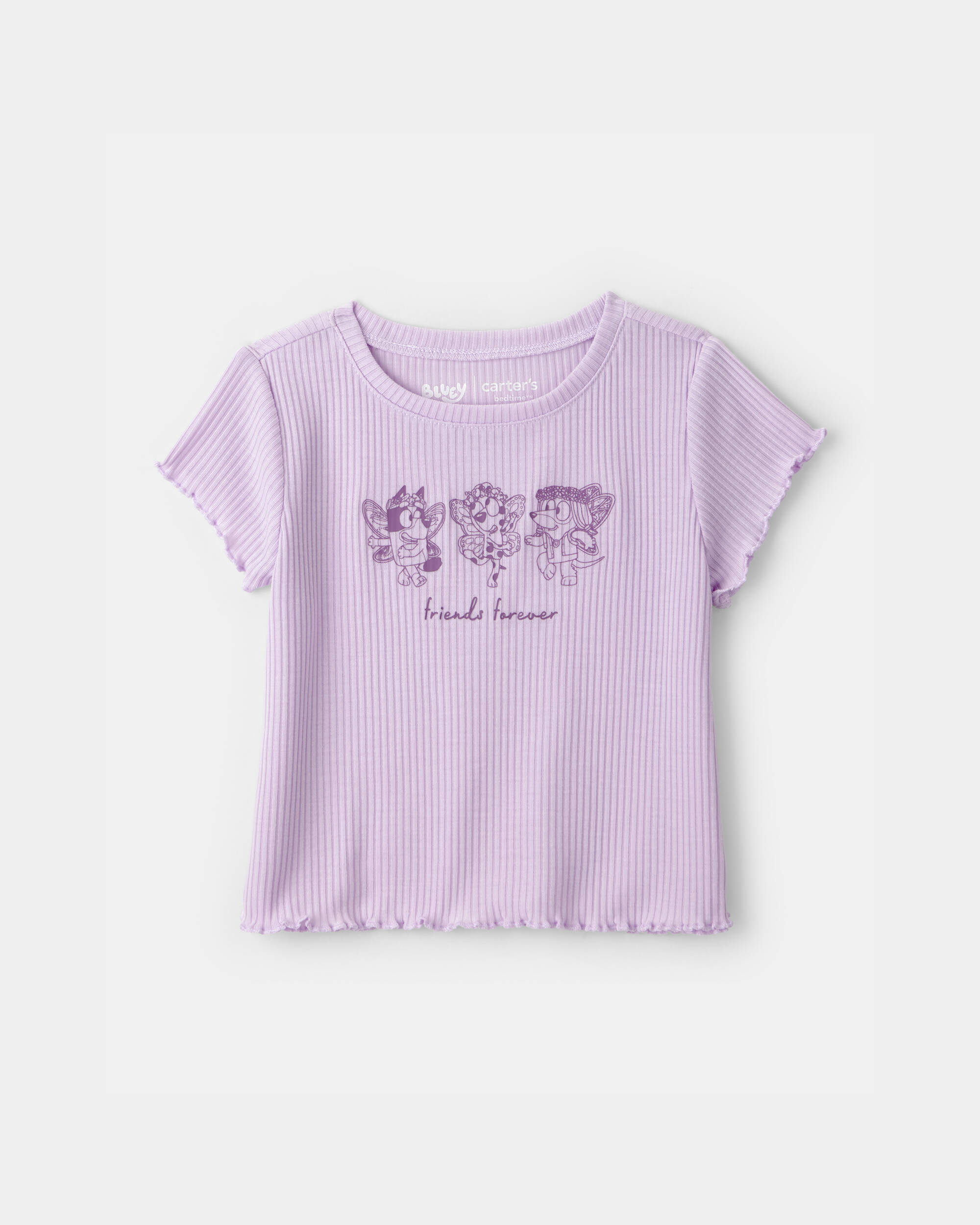 Toddler Girl 2-Piece Bluey™ Short-Sleeve Pyjama Set - Purple