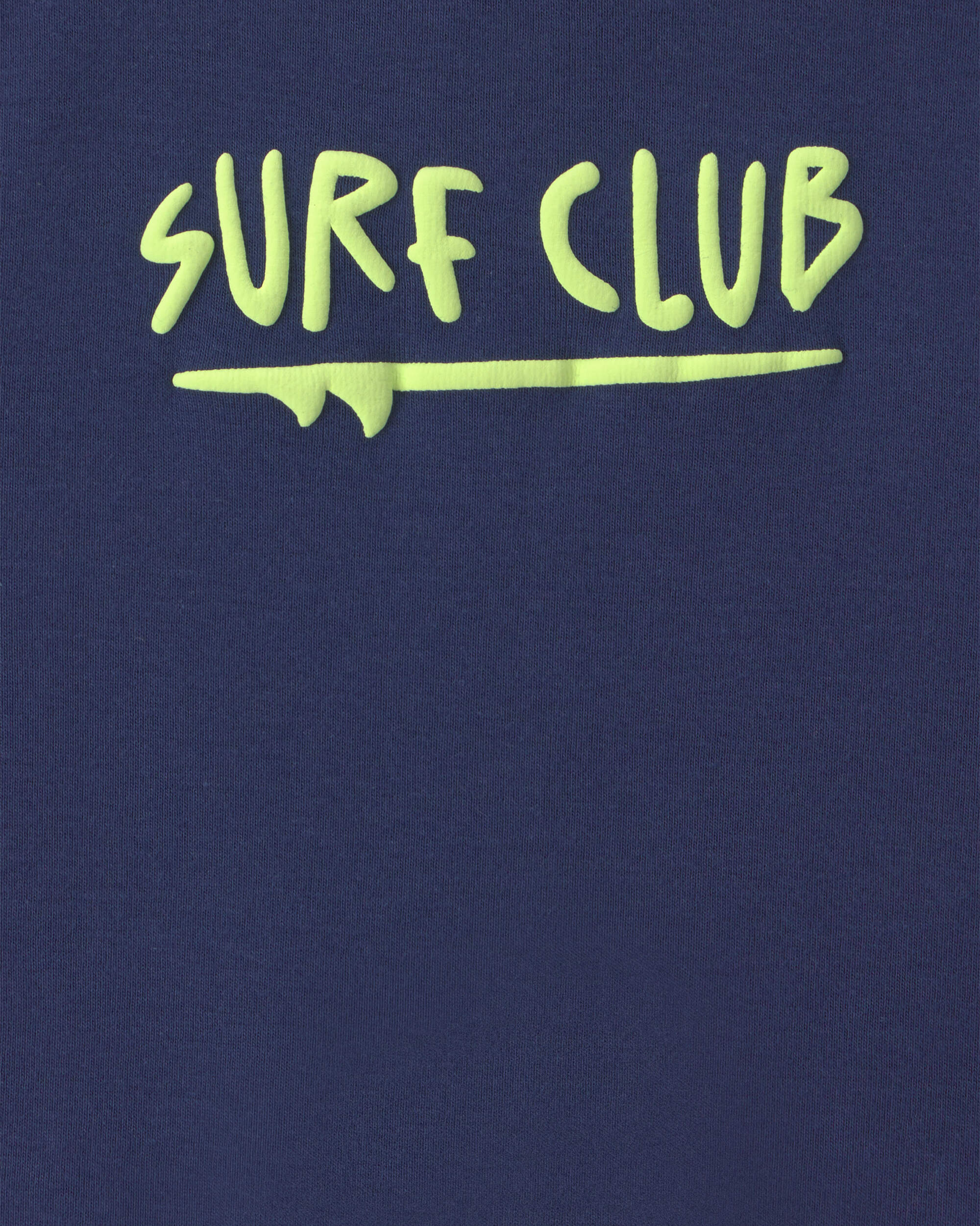 Baby Boy 'Surf Club' Short Sleeve Romper - Navy Blue