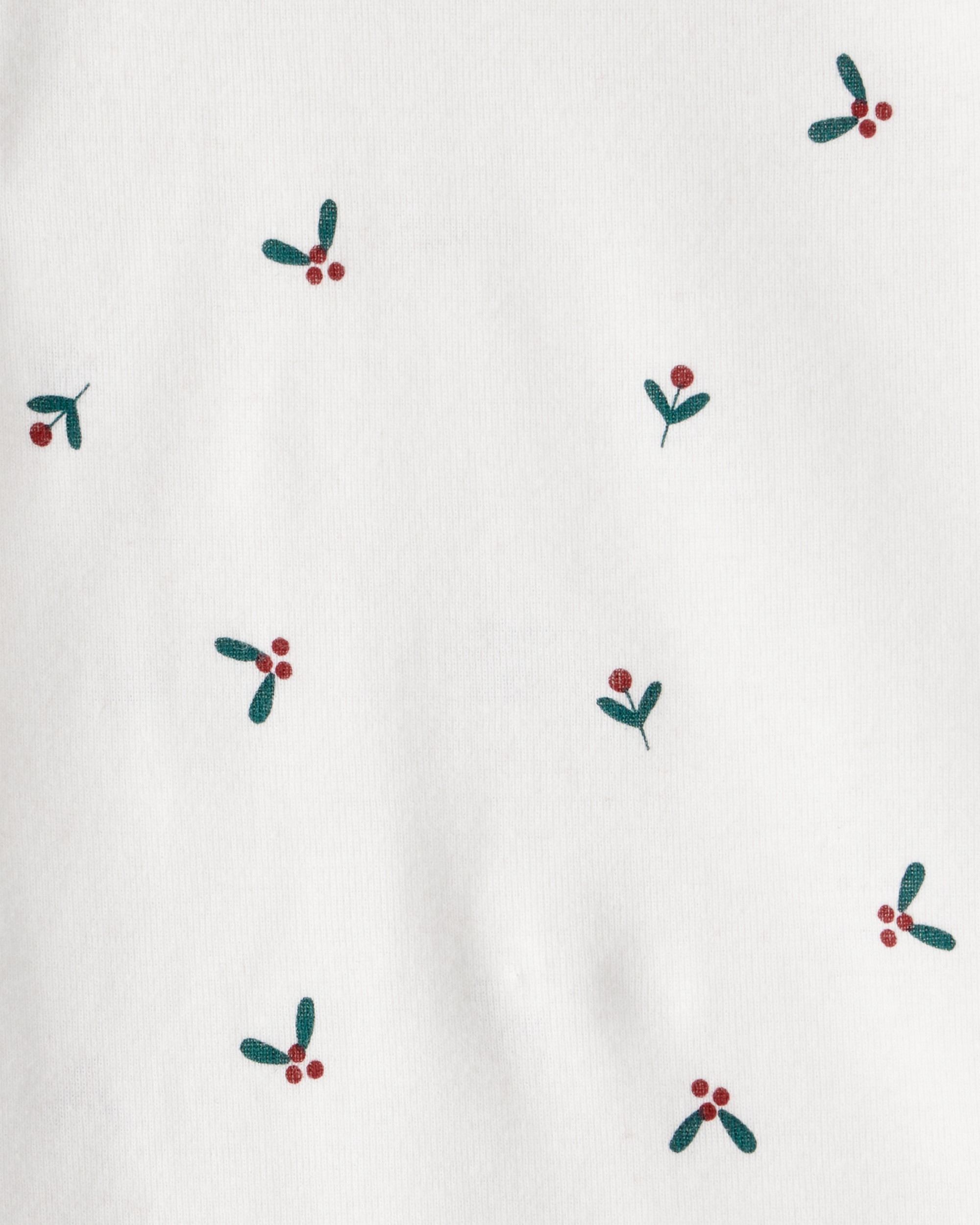 Baby Girl 3-Piece DayDream Fleece Floral Long-Sleeve Bodysuit & Pant Set - Red