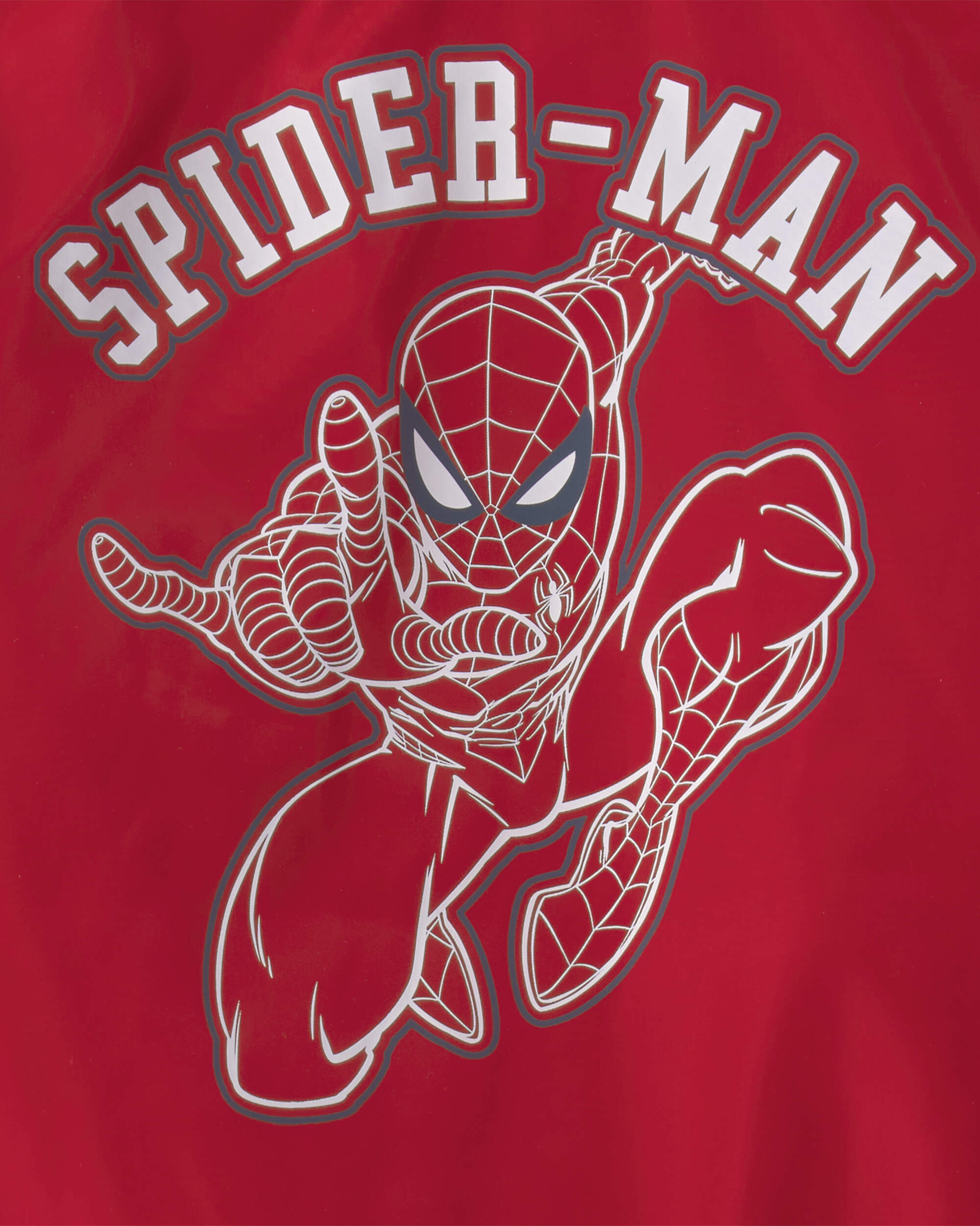 Boys Spider-Man Bomber Fashion Jacket - Red
