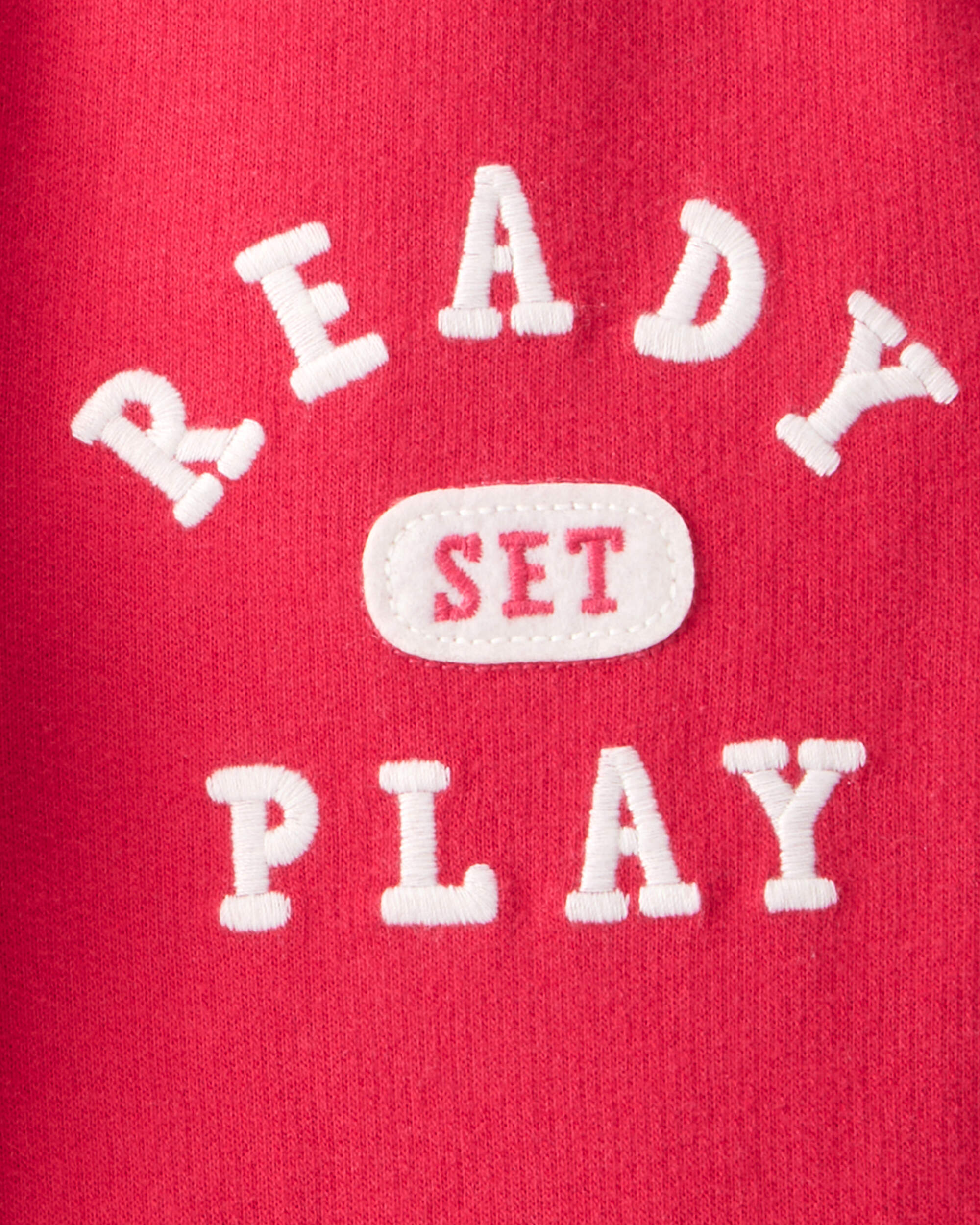 Toddler Boy French Terry Jogger - Red