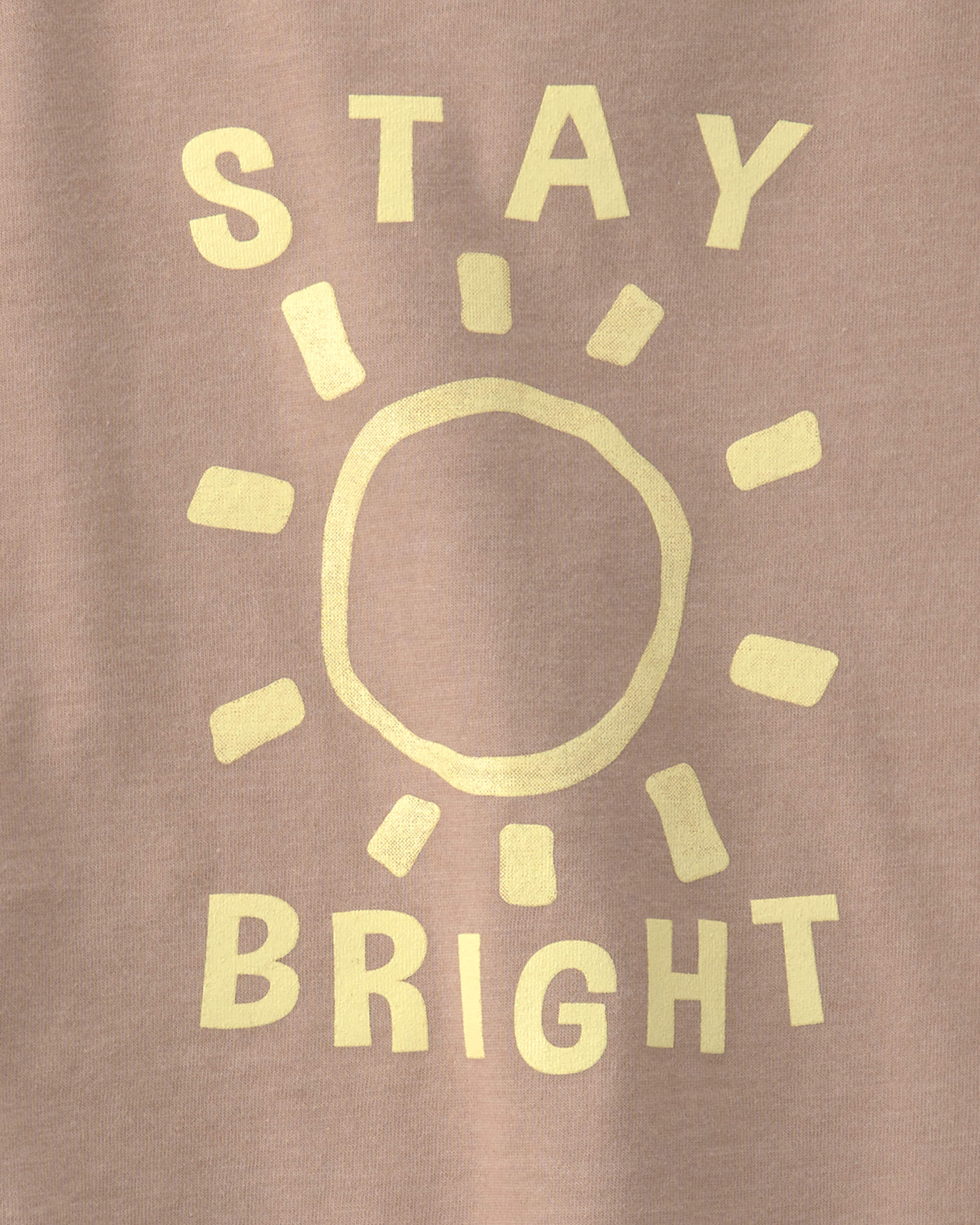 Toddler Boy 2-Piece 'Stay Bright' Top & Short Set - Brown