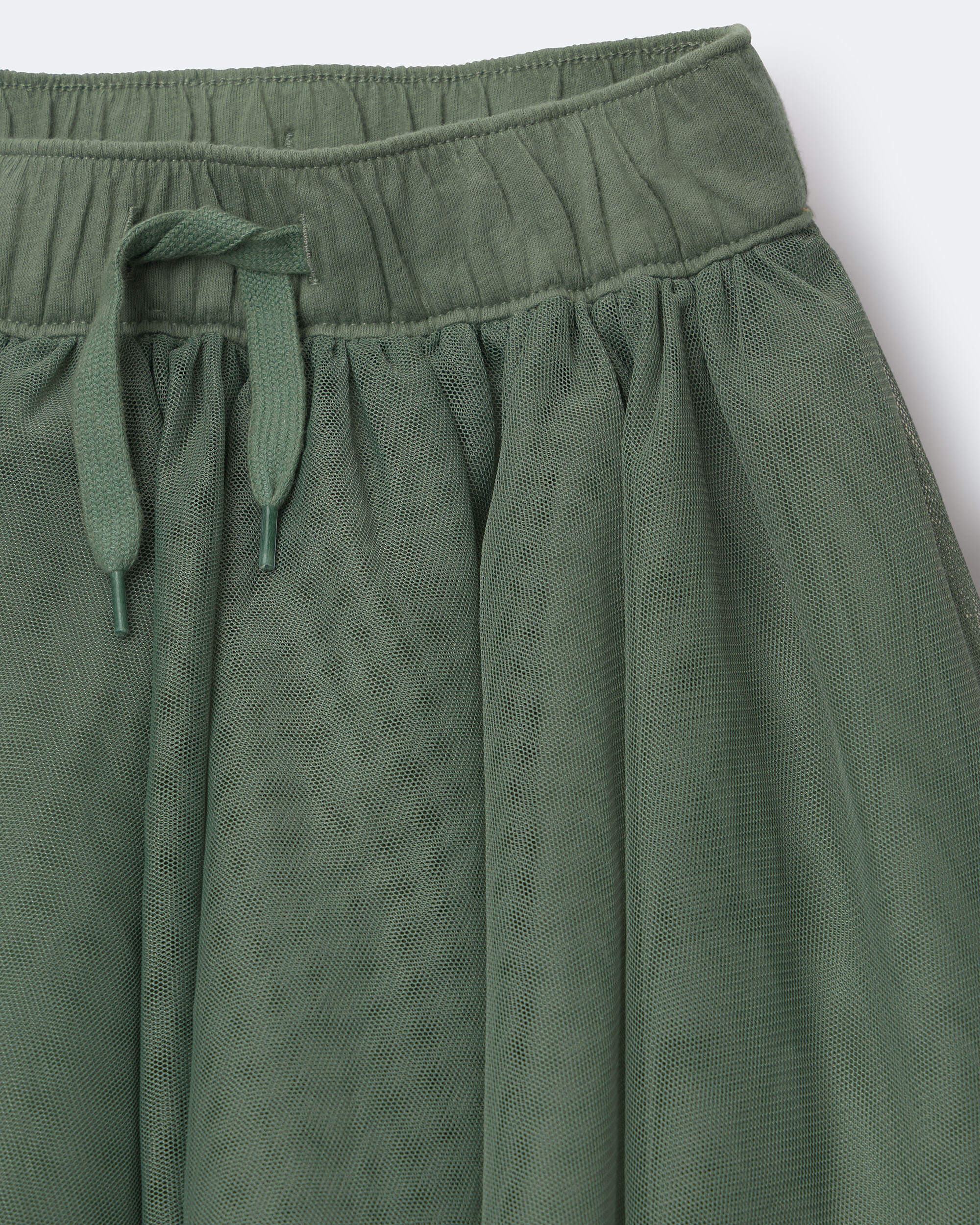 Toddler Girl Avenue Twirl™ Mini Skirt with Tulle - Olive