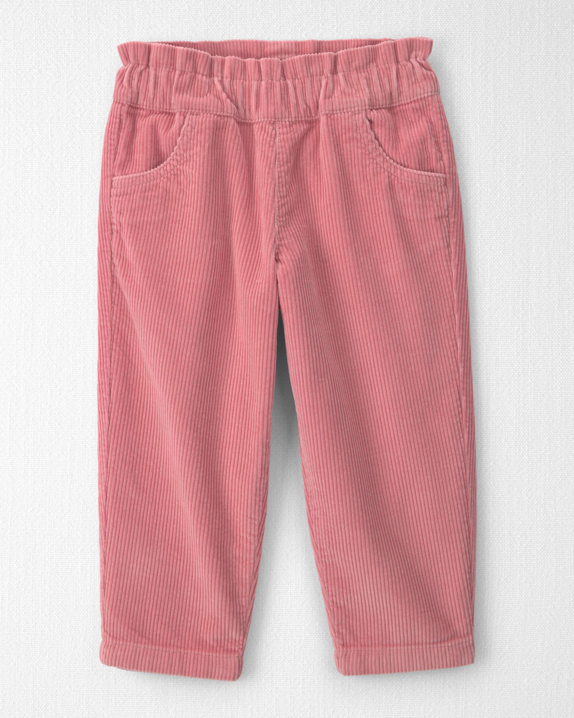 Toddler Girl Organic Cotton Pull-On Corduroy Pants