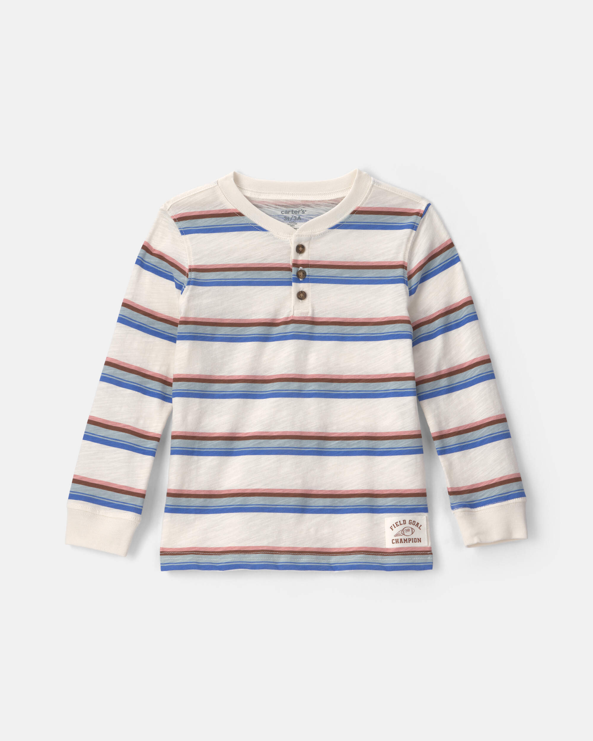 Long-Sleeve Henley Top