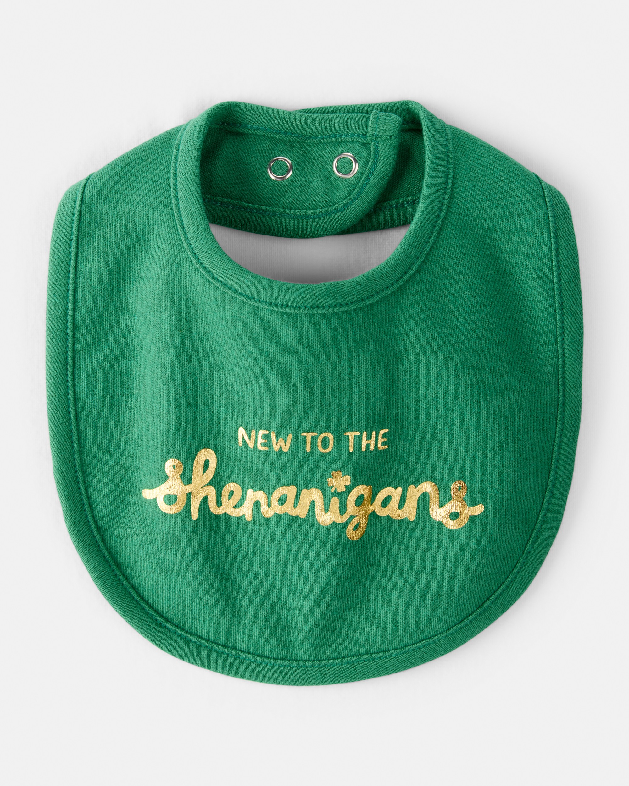 Baby St. Patricks Day Bib - Green