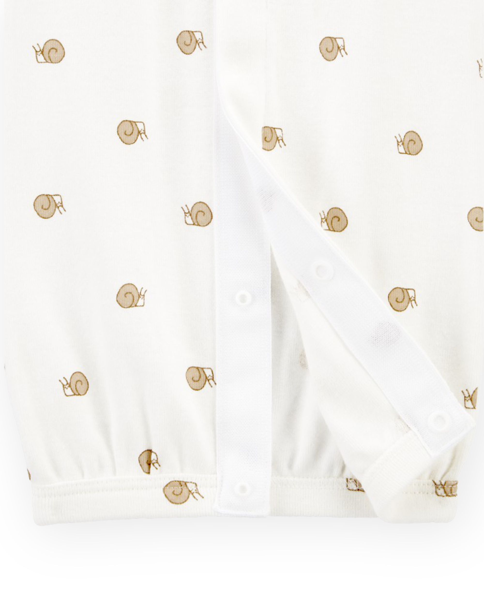 Baby Preemie Snail Cotton Sleeper Gown