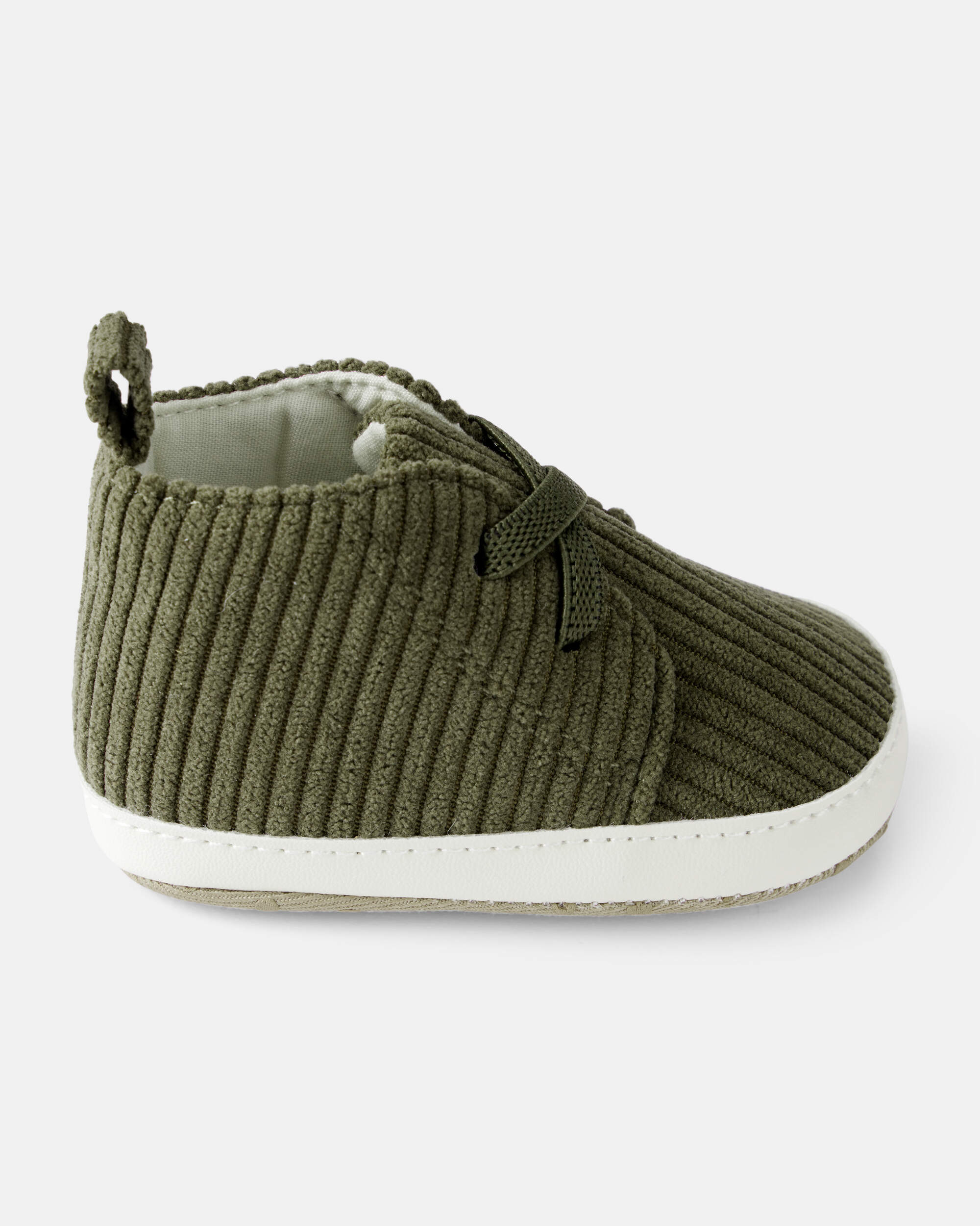 Baby Boy Corduroy High-Top Casual Sneakers - Green