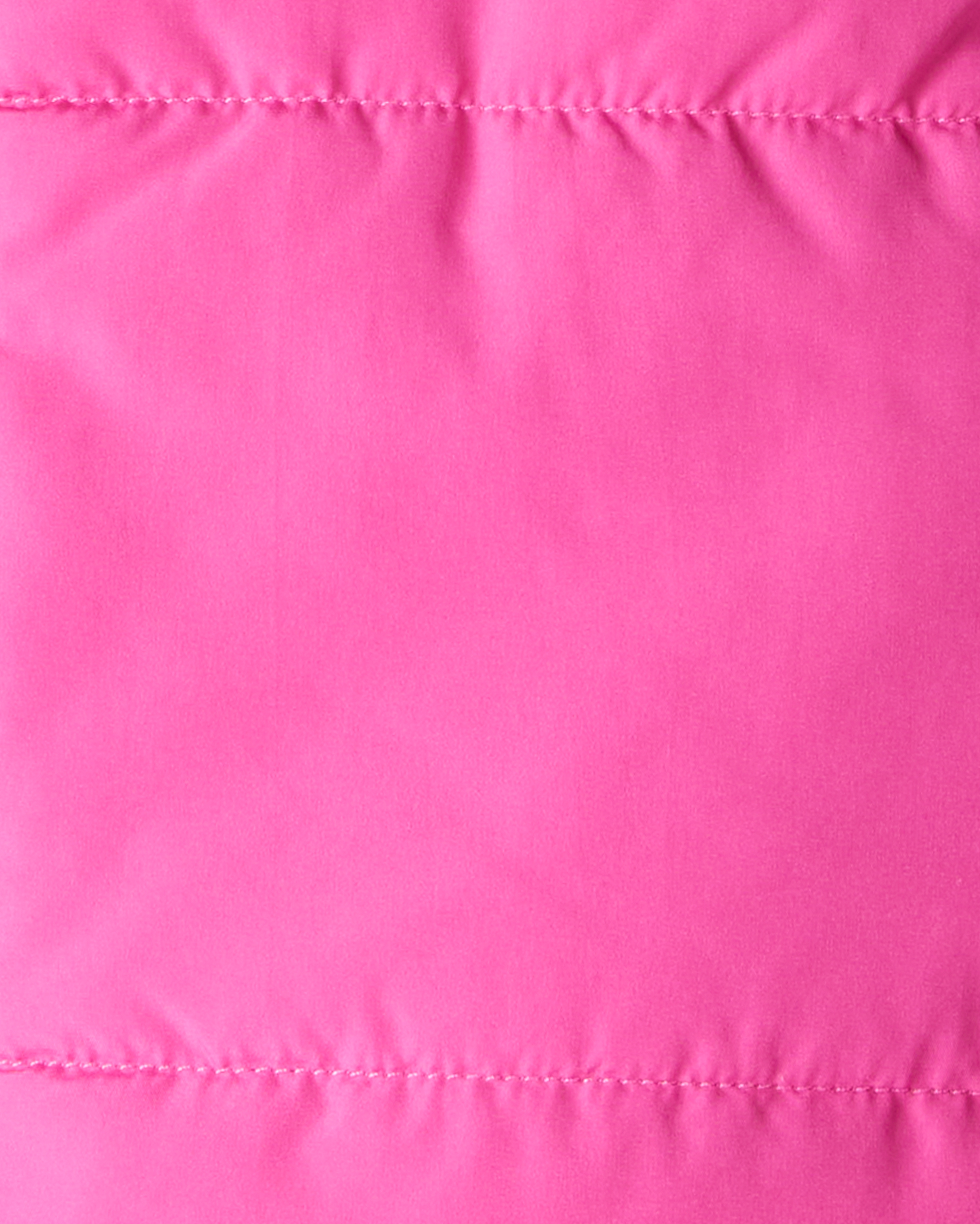 Toddler Girl Puffer Vest - Pink