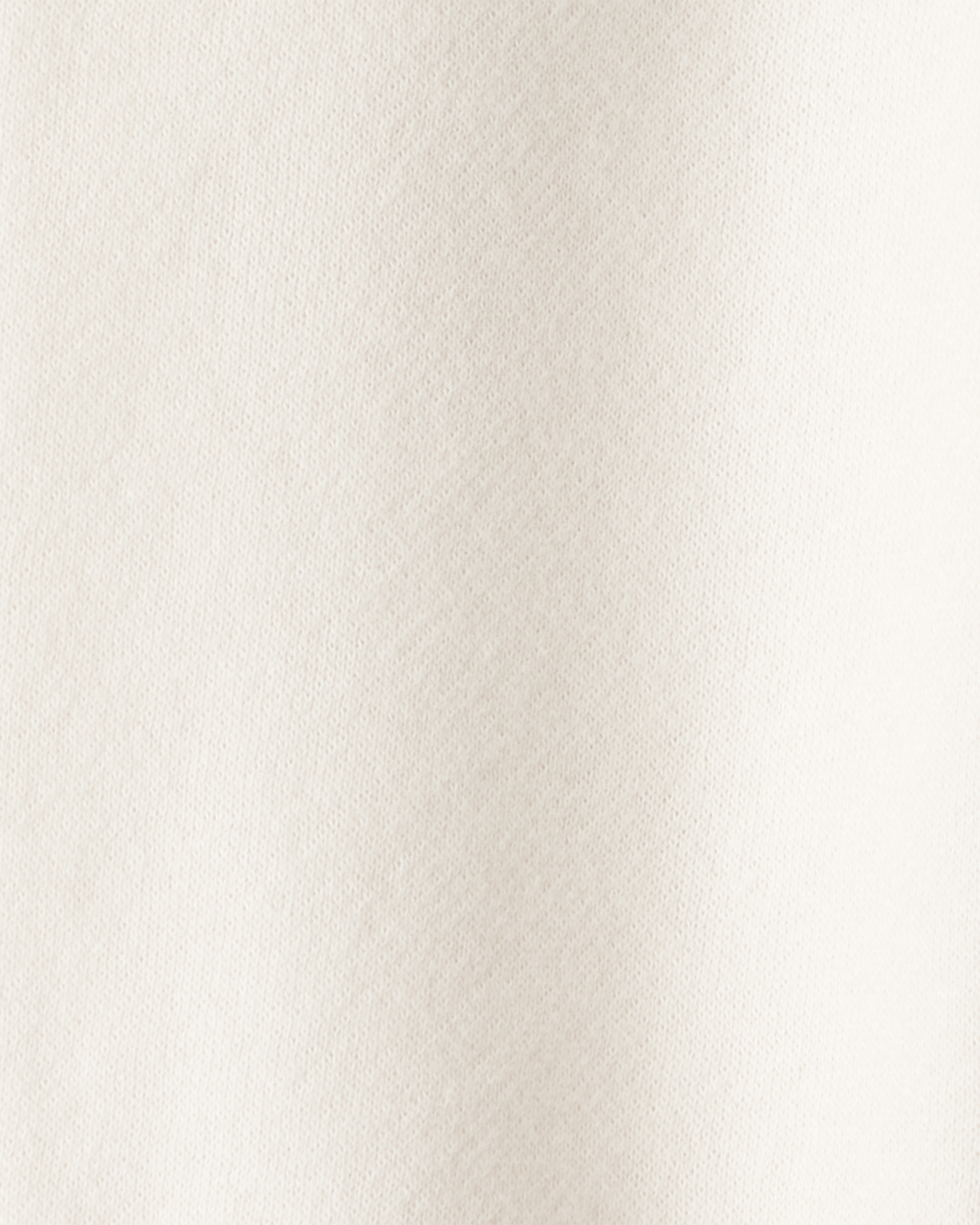 Baby Girl Fleece Pants - Cream