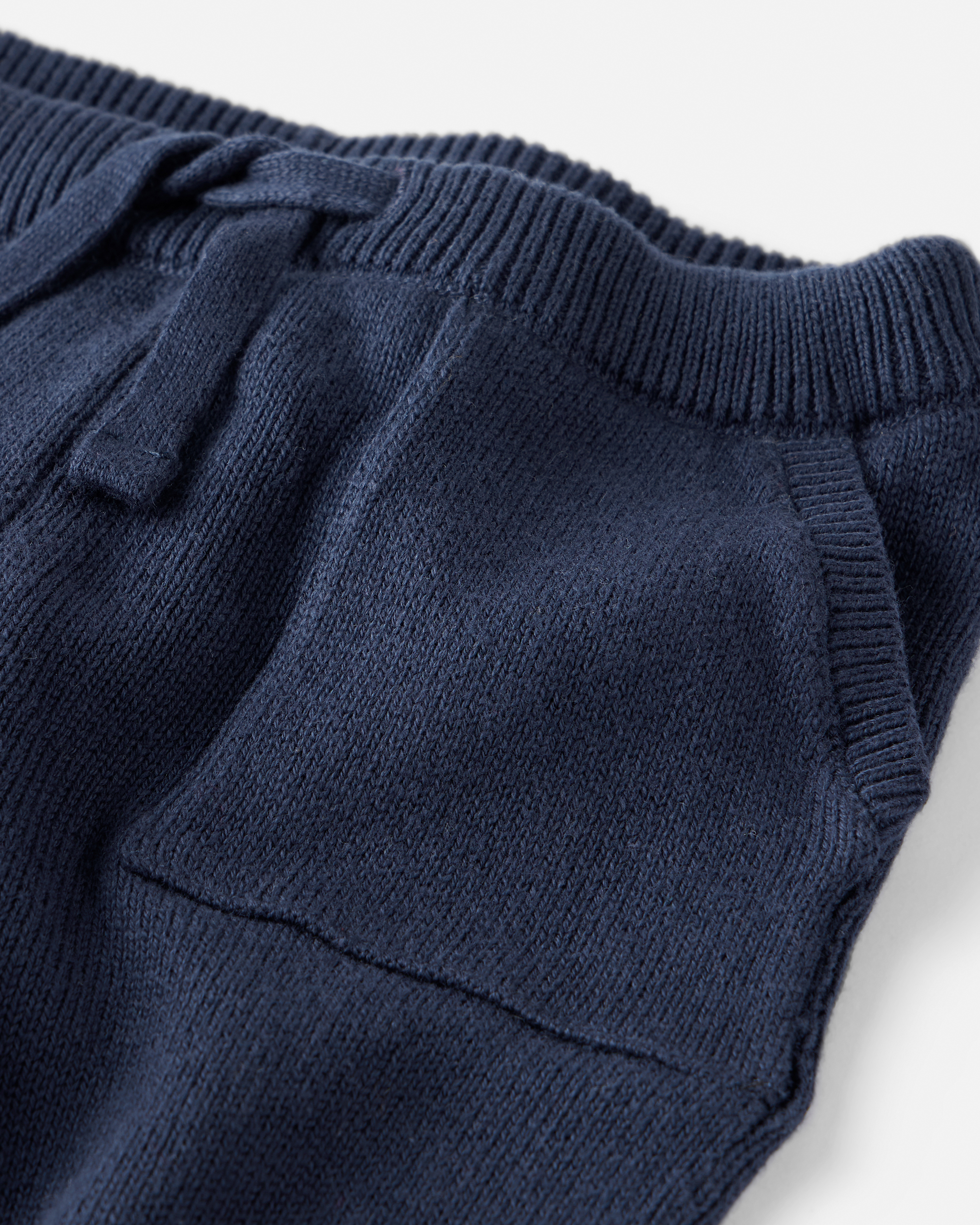 Baby organic cotton sweater knit jogger