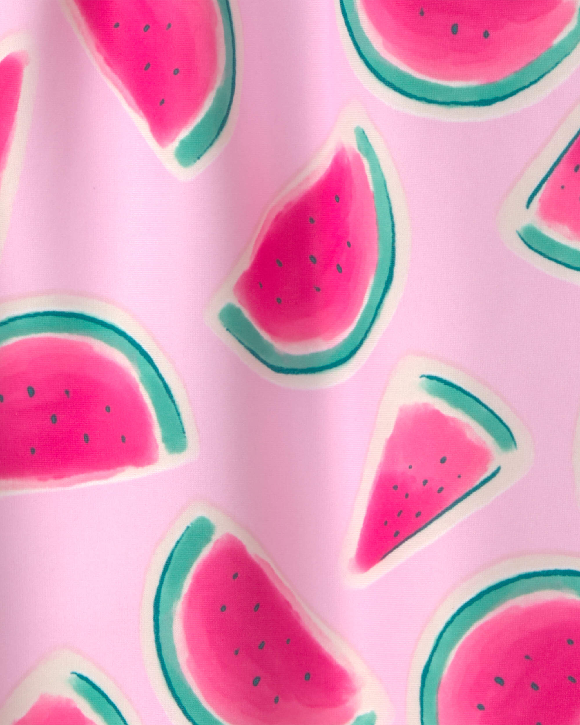 Girls Watermelon 1-Piece Swimsuit - Pink