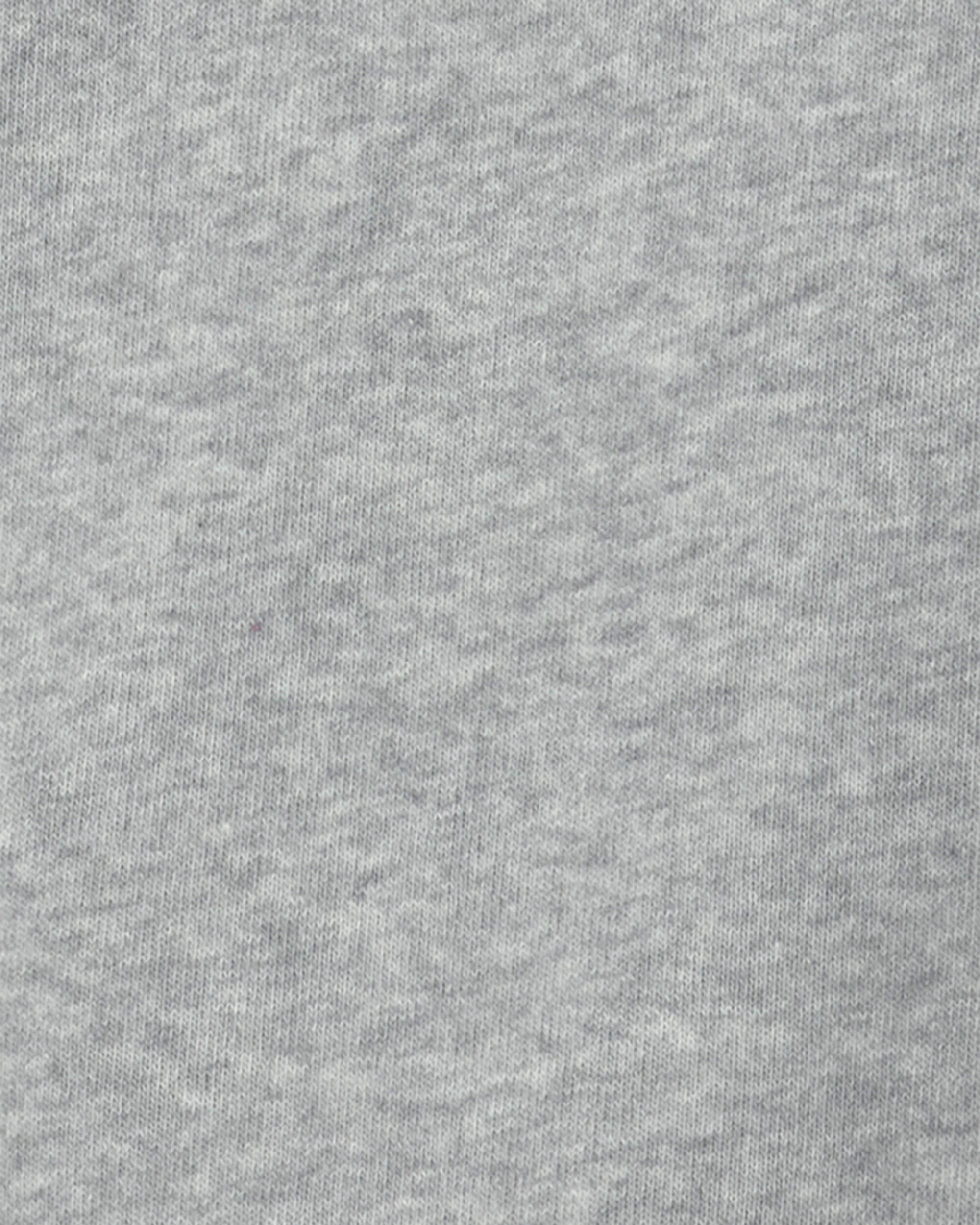 Boys Fleece Zip-Up Hoodie - Grey