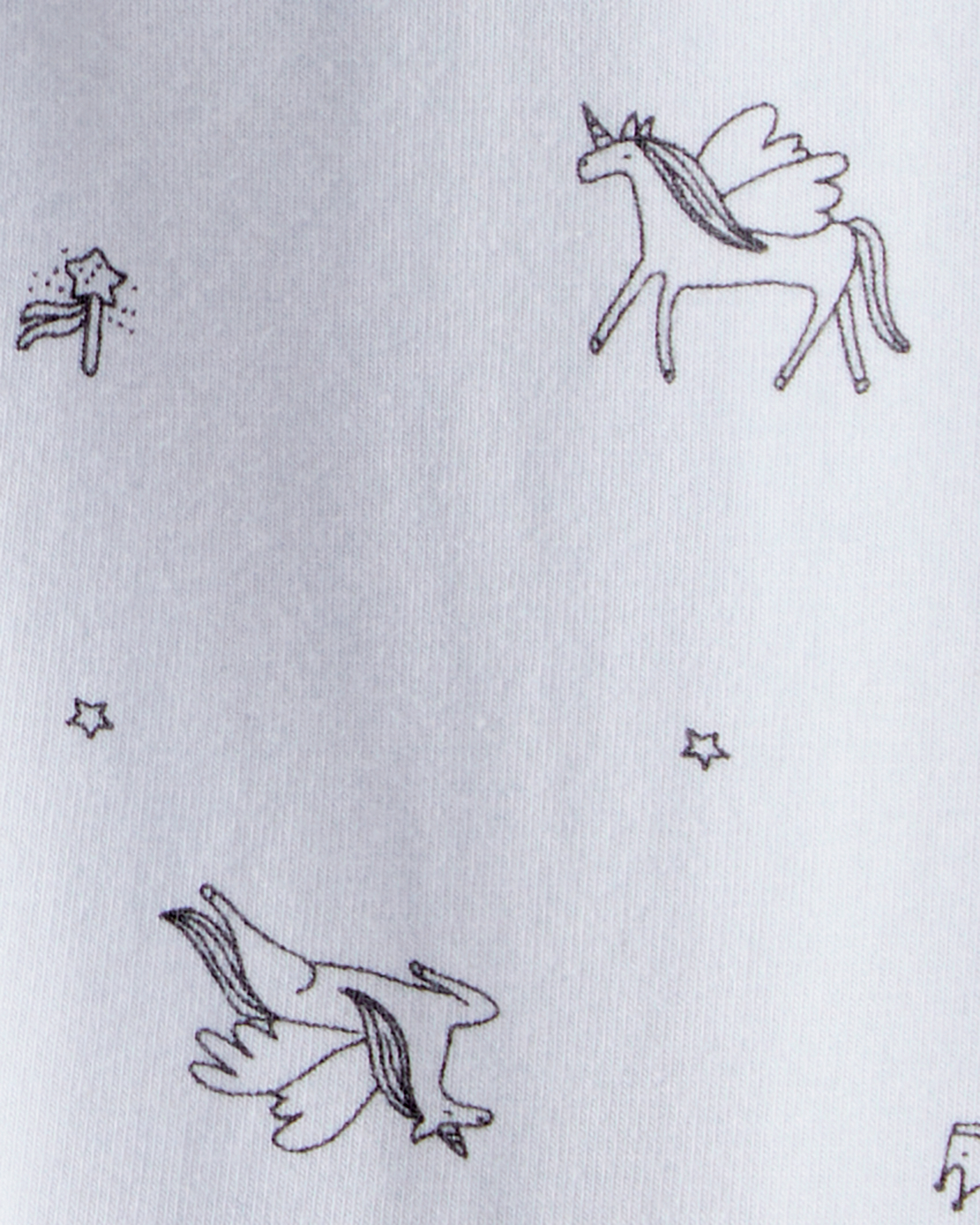 Baby Girl Printed Cotton Pull-On Stretch Leggings - Blue