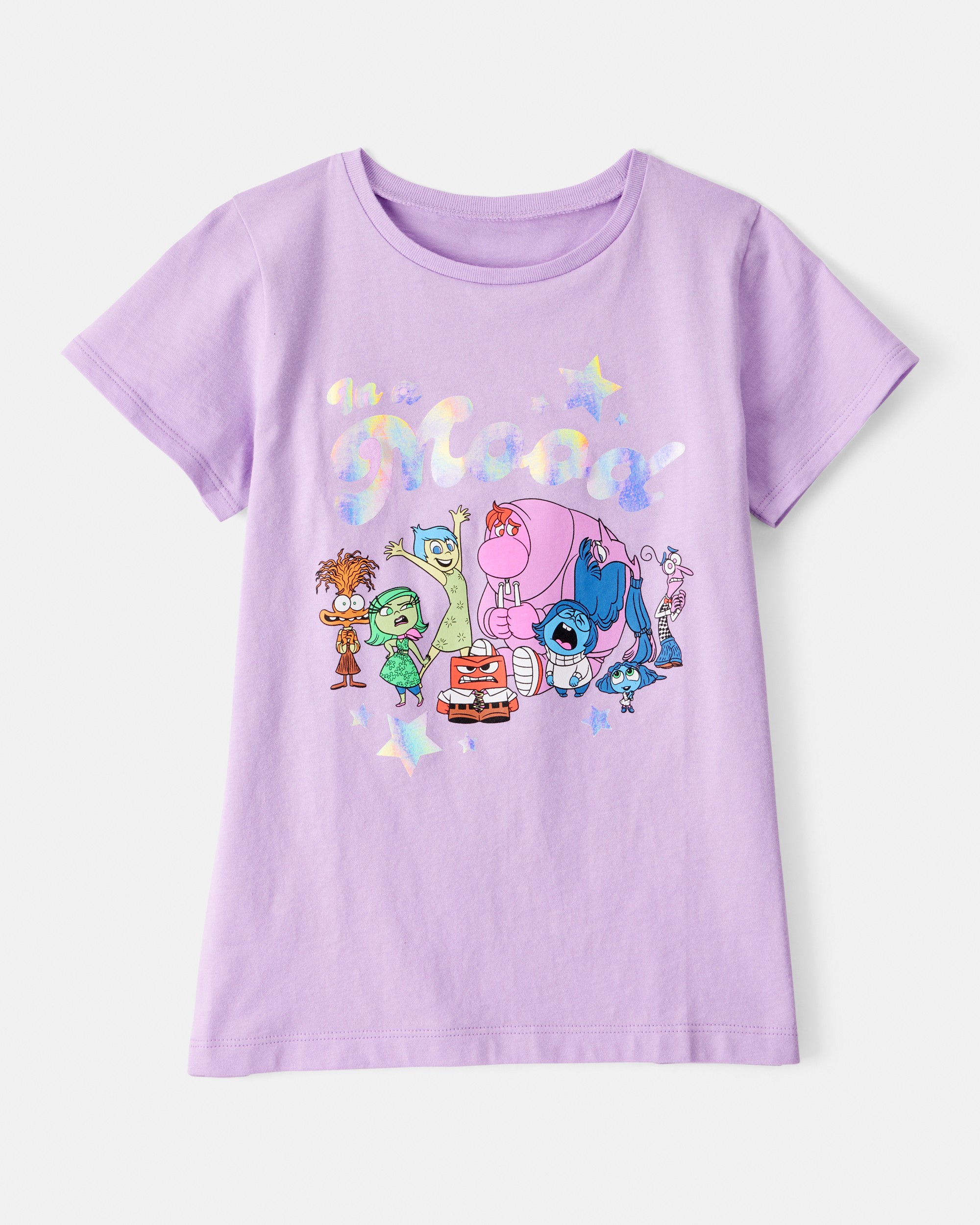 Girls InsideOut Short-Sleeve Graphic Tee - Purple