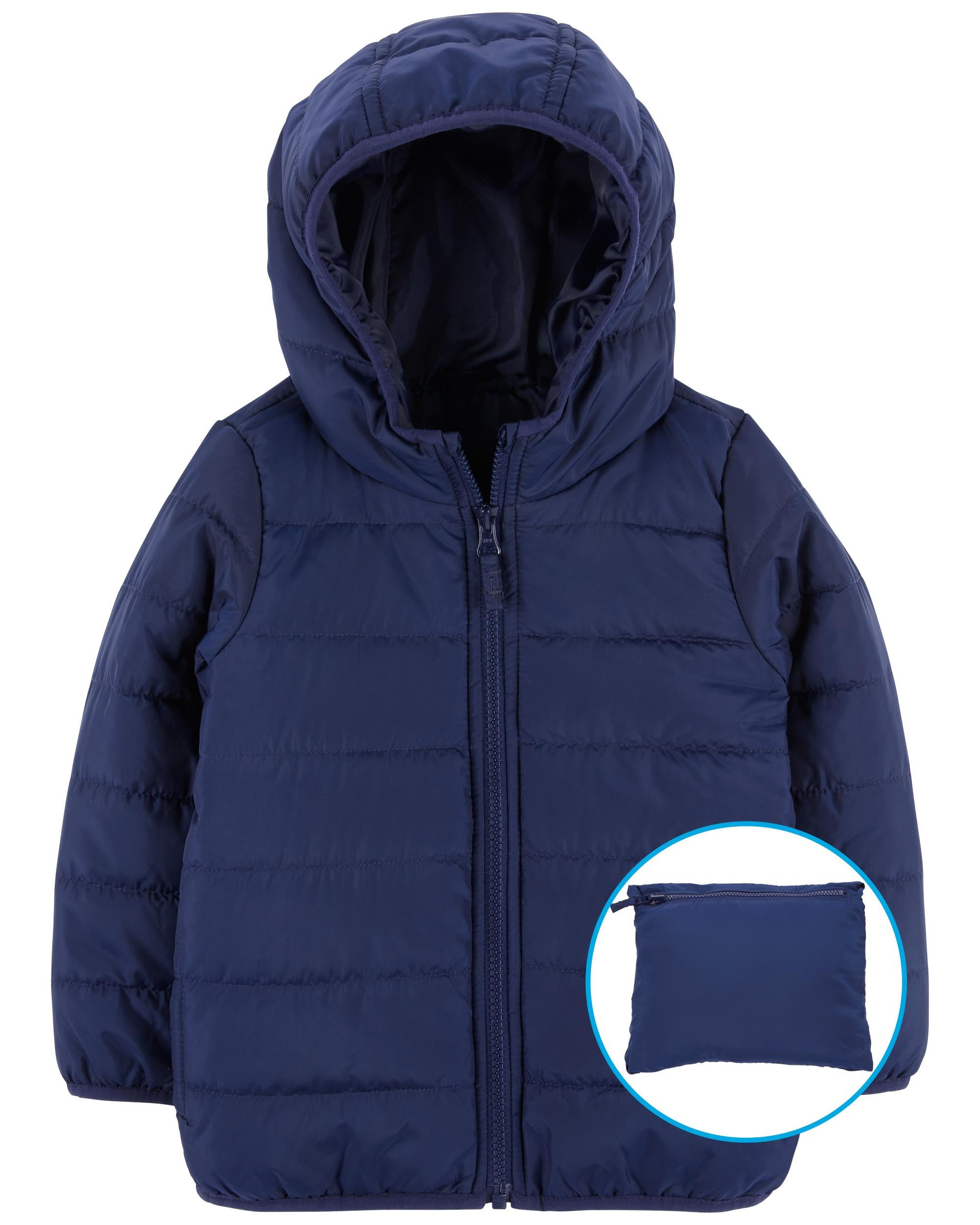 Kids navy puffer jacket store