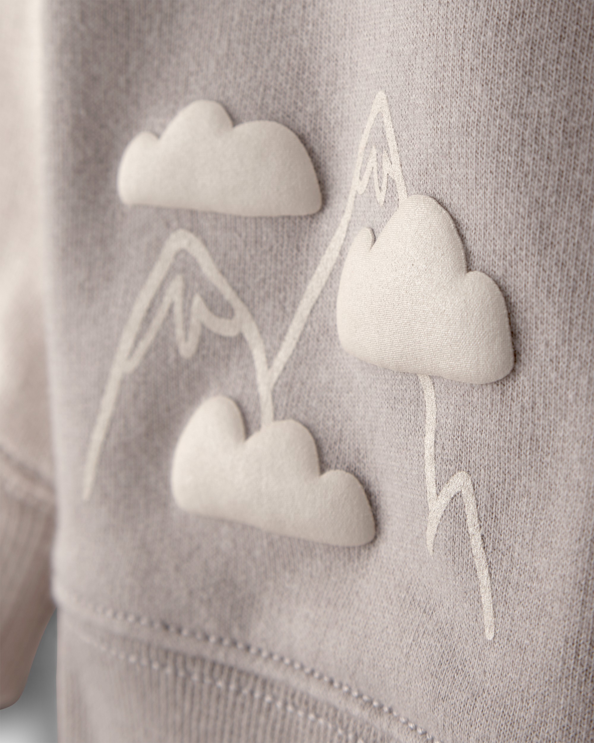 Toddler Boy Helicopter French Terry Sweatshirt & Pant Set - Grey