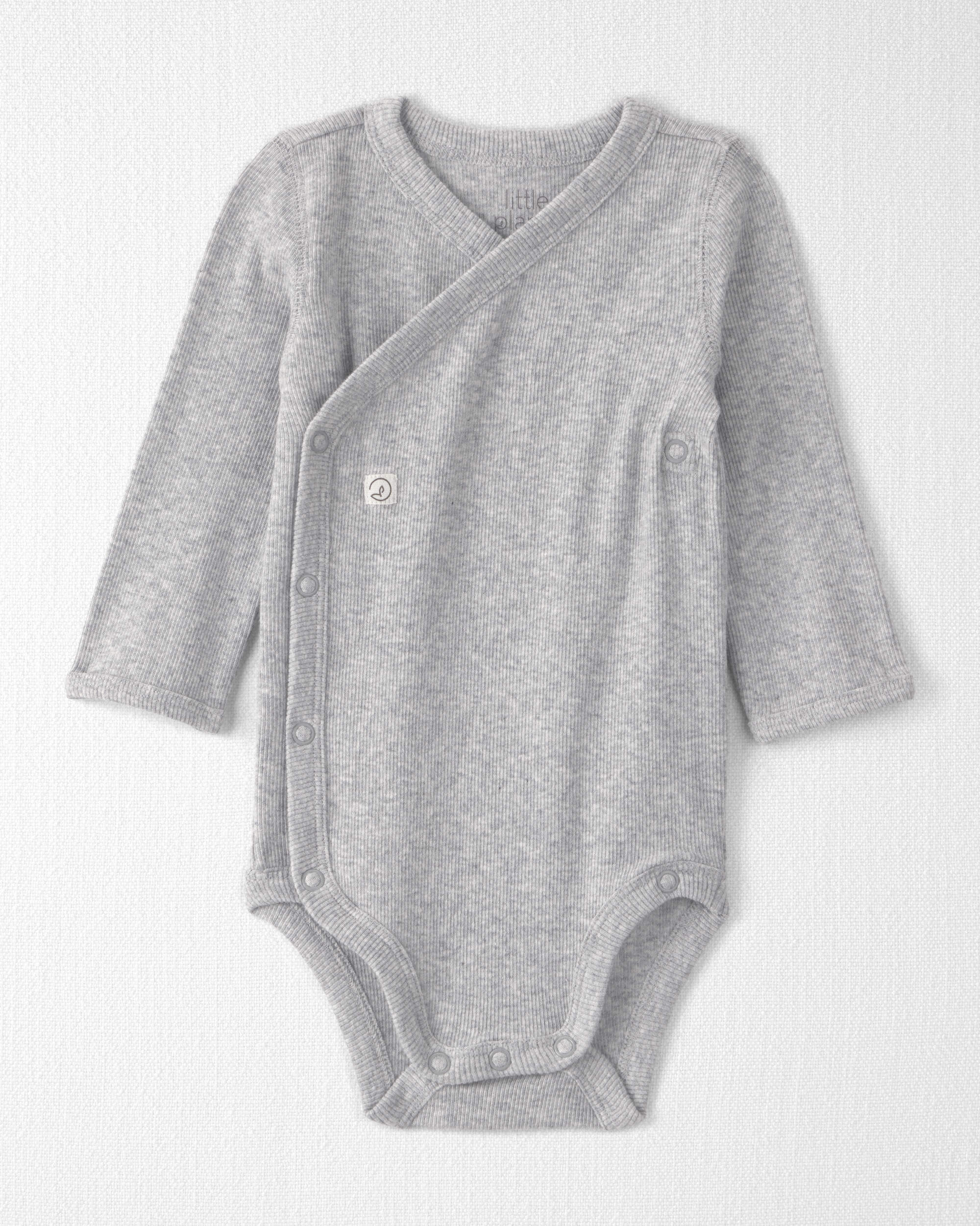 Baby Girl Organic Cotton Rib Bodysuit