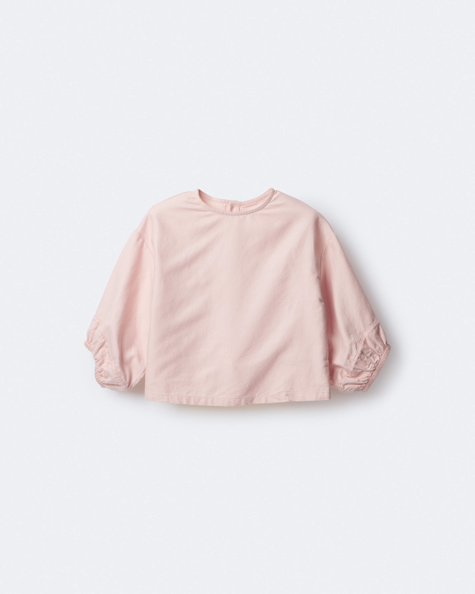 Toddler Girl Blouson Cuffed Long-Sleeve Top - Blush