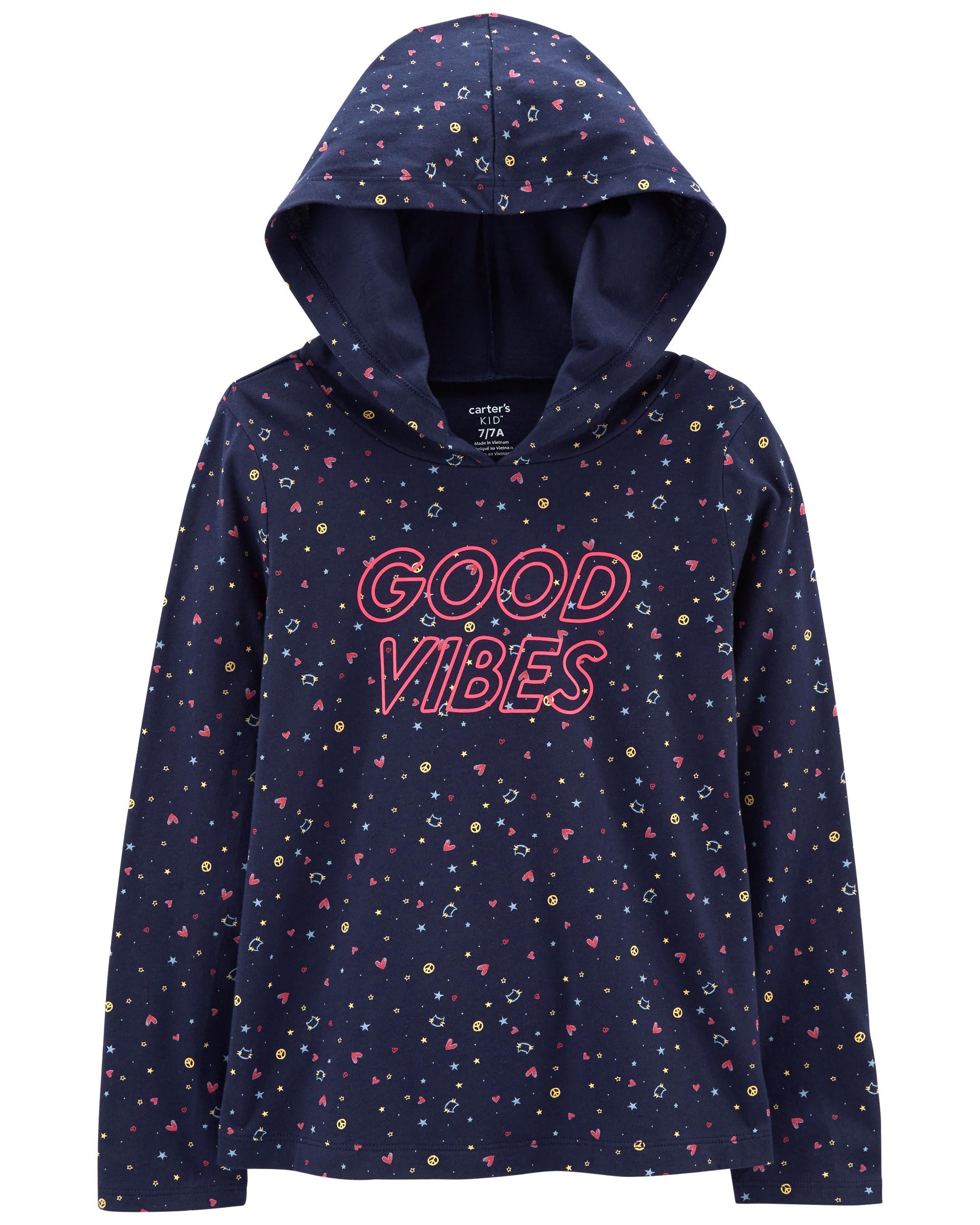 Good Vibes Jersey Hoodie