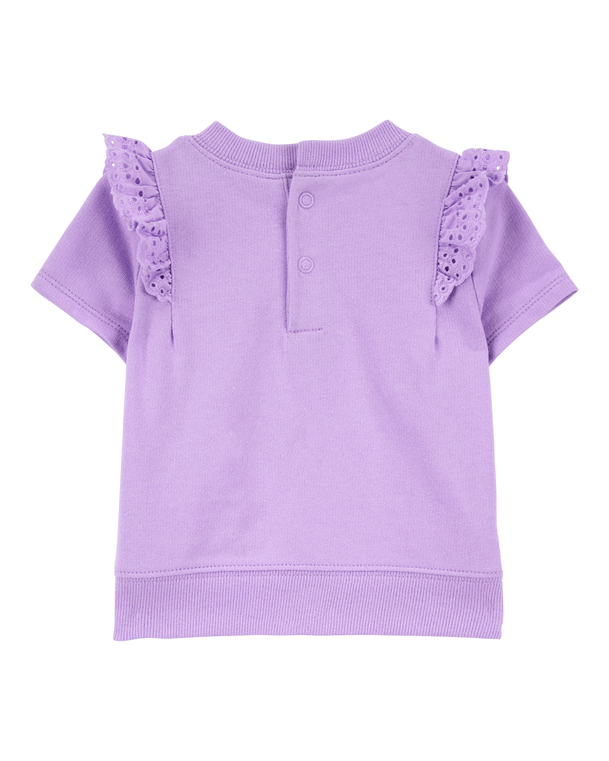 Baby Girl 3-Piece Flutter Outfit Set - Purple