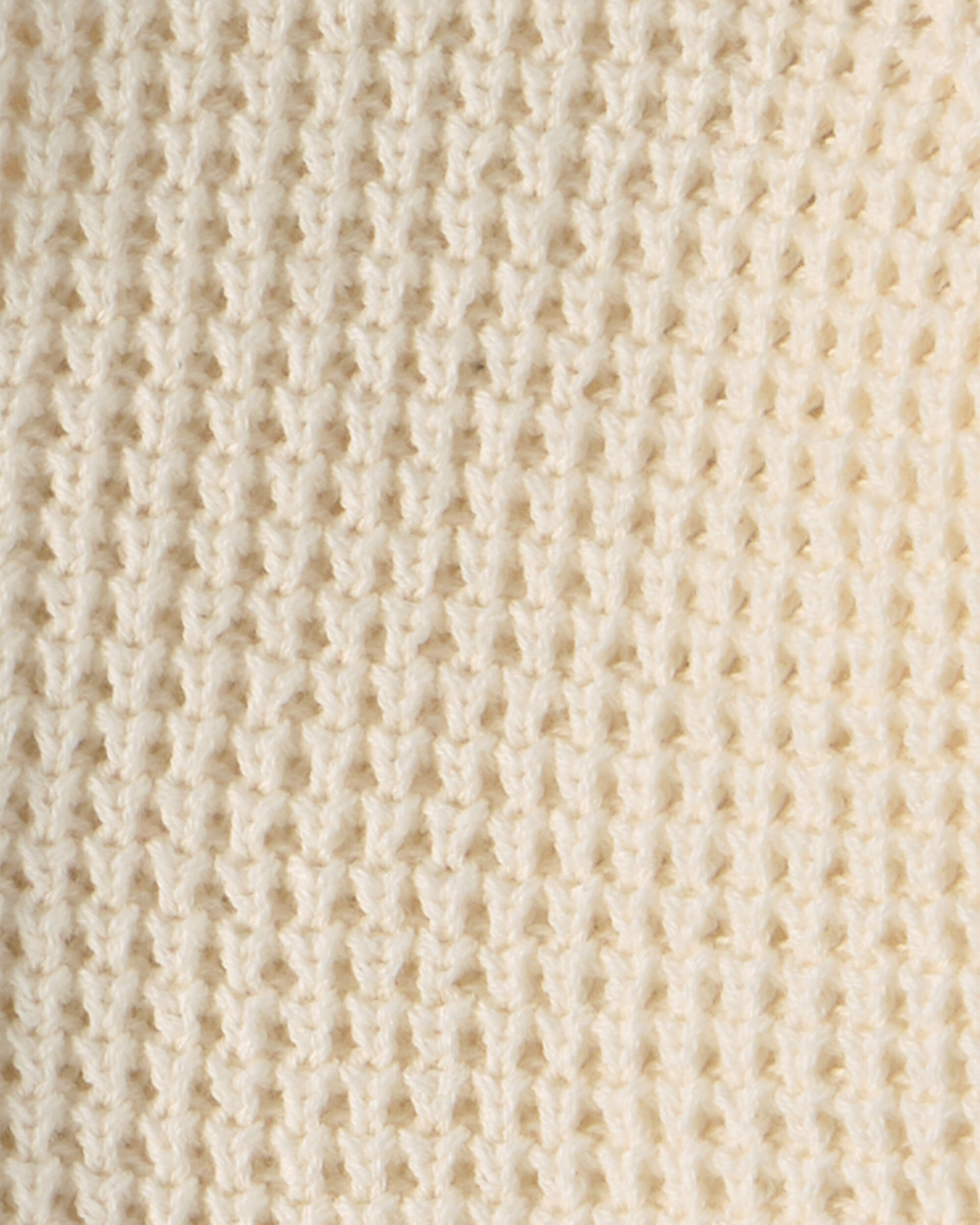 Baby Bear Ears Hooded Sweater - Ivory