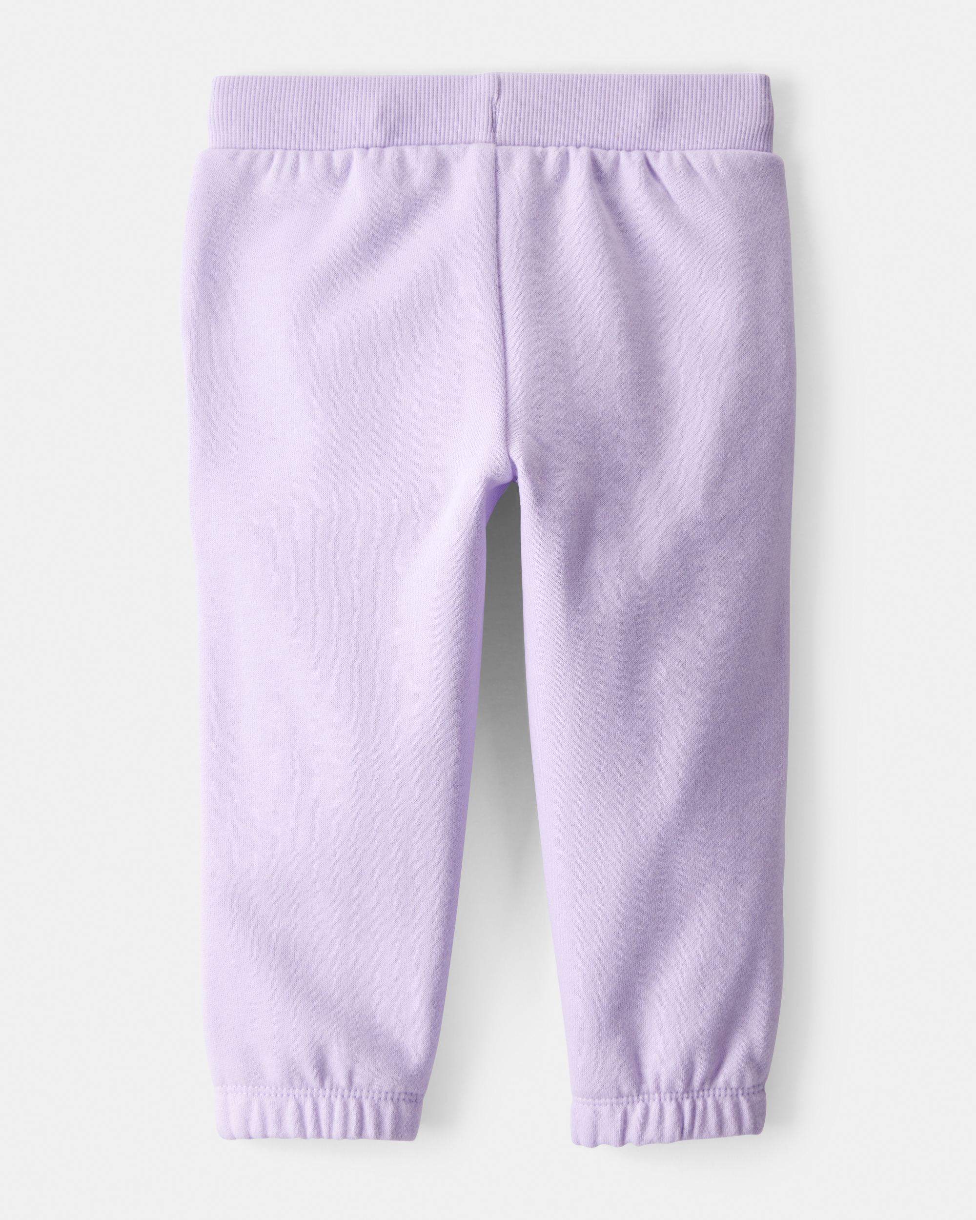 Baby Girl DayDream Fleece Drawstring Joggers - Purple