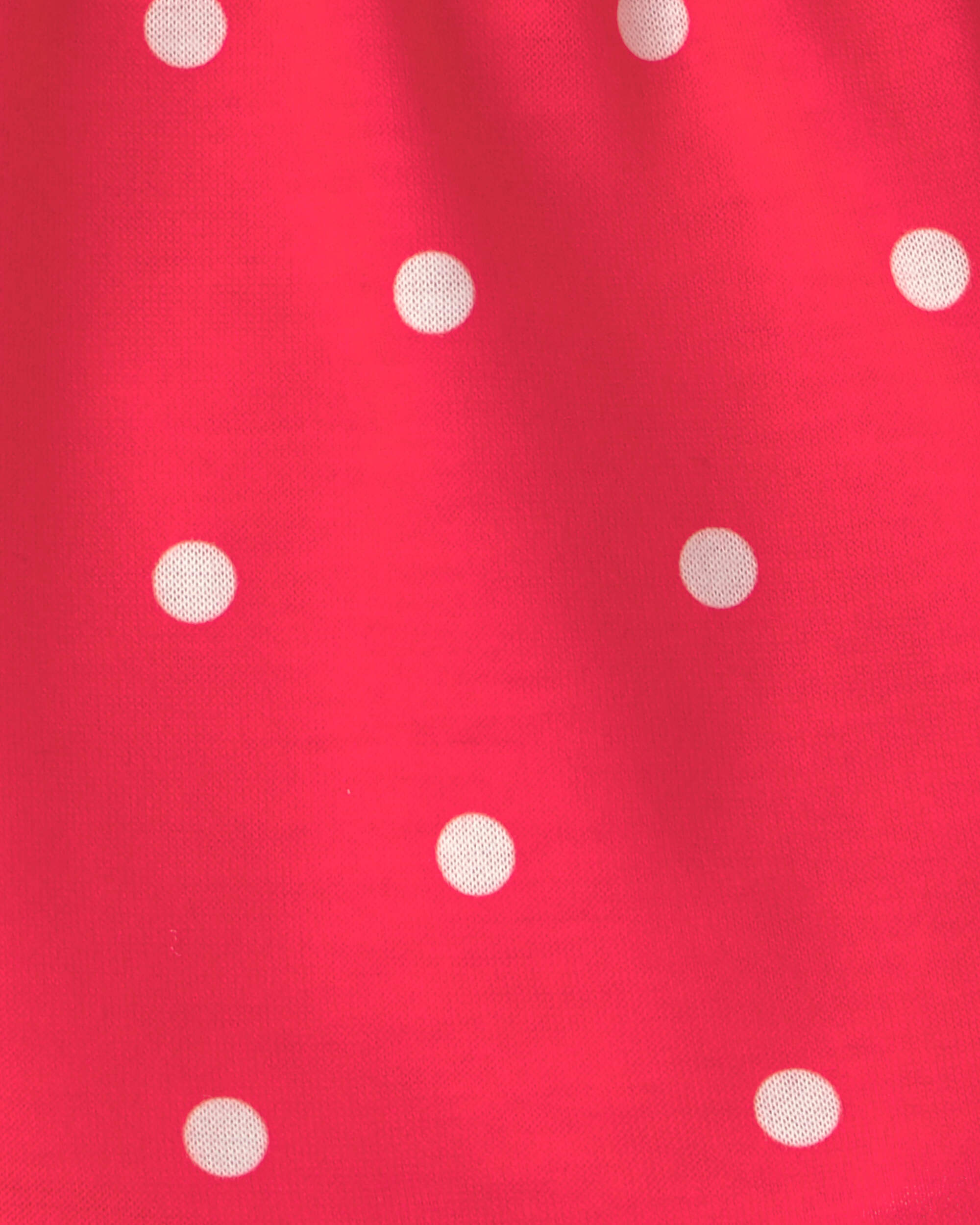 Toddler Girl 2-Piece Disney© Minnie Mouse Short-Sleeve Pyjama Set - Red/White