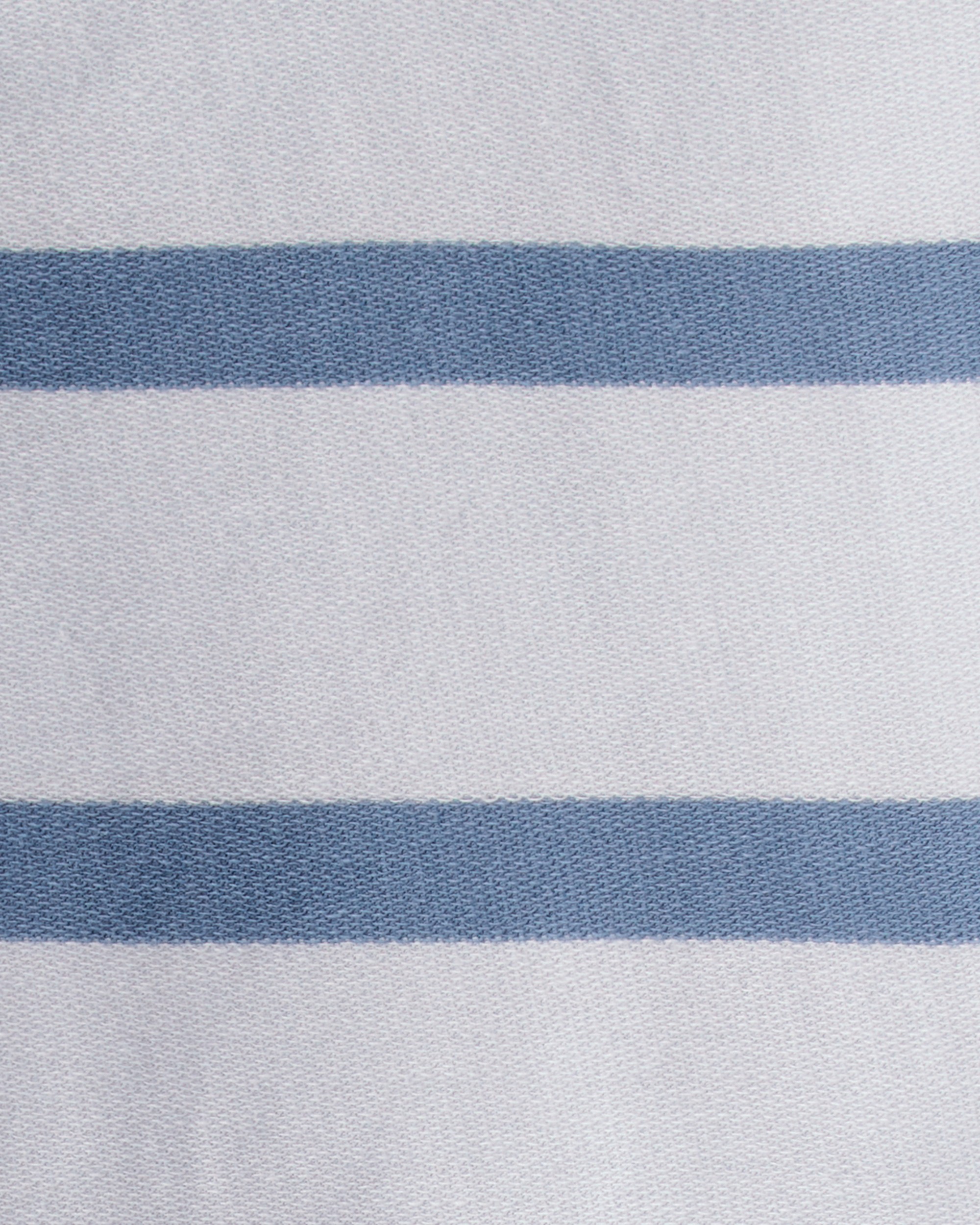 Toddler Boy Striped French Terry Long-Sleeve Tee & Pant Set - Blue