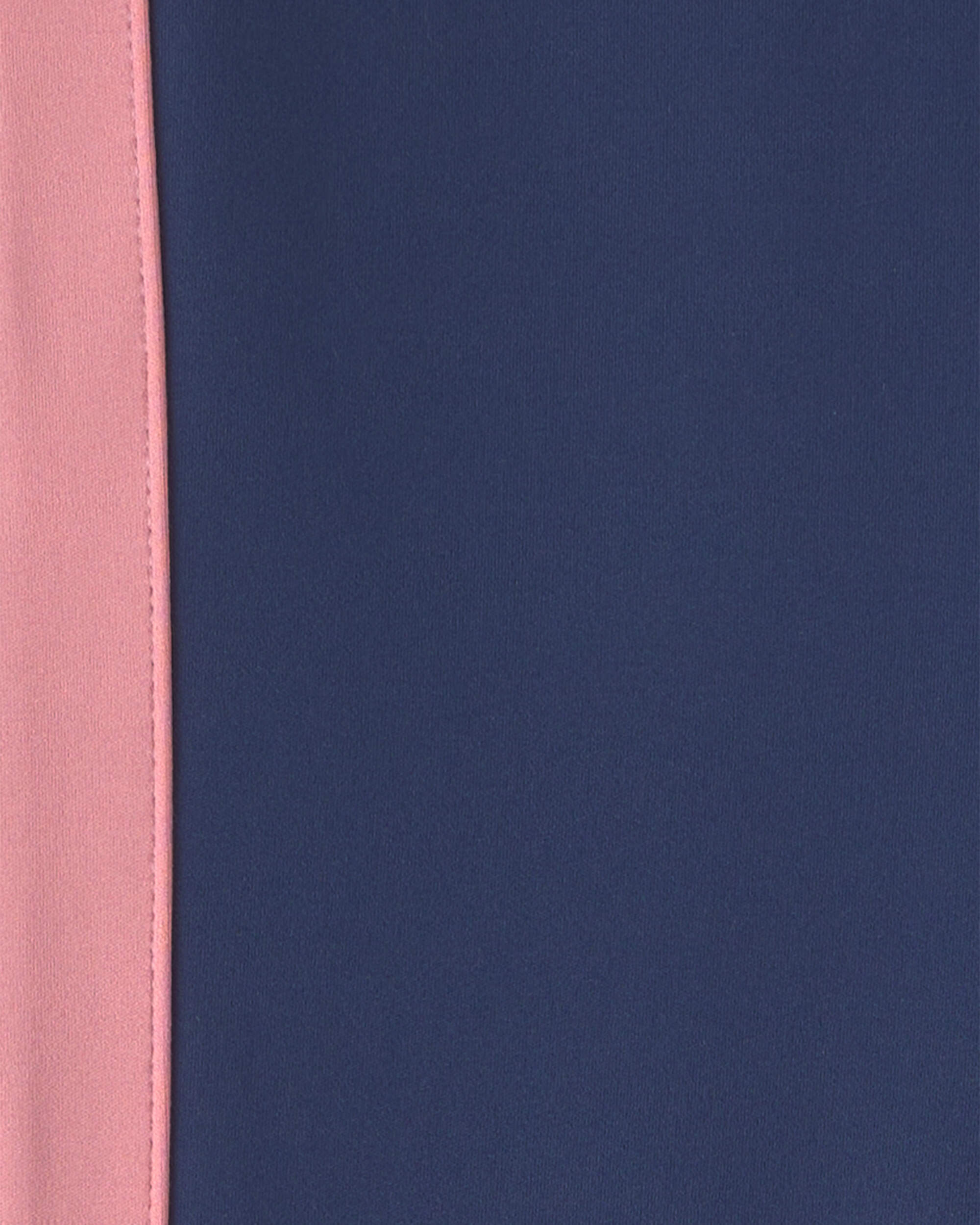 Girls Pull-On Stretch Active Flare Leggings - Navy Blue/Pink