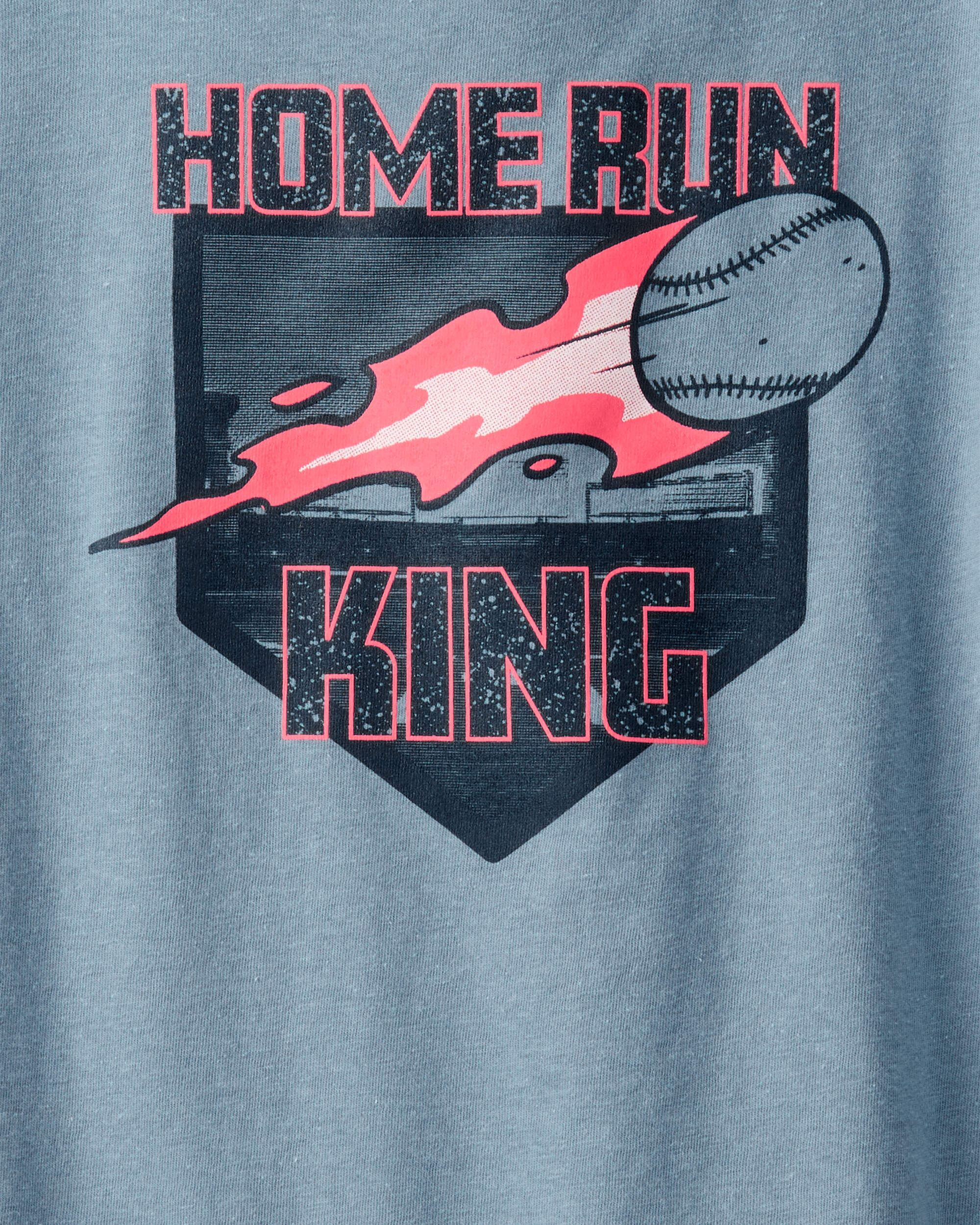 Boys Baseball Long-Sleeve Graphic Tee - Blue