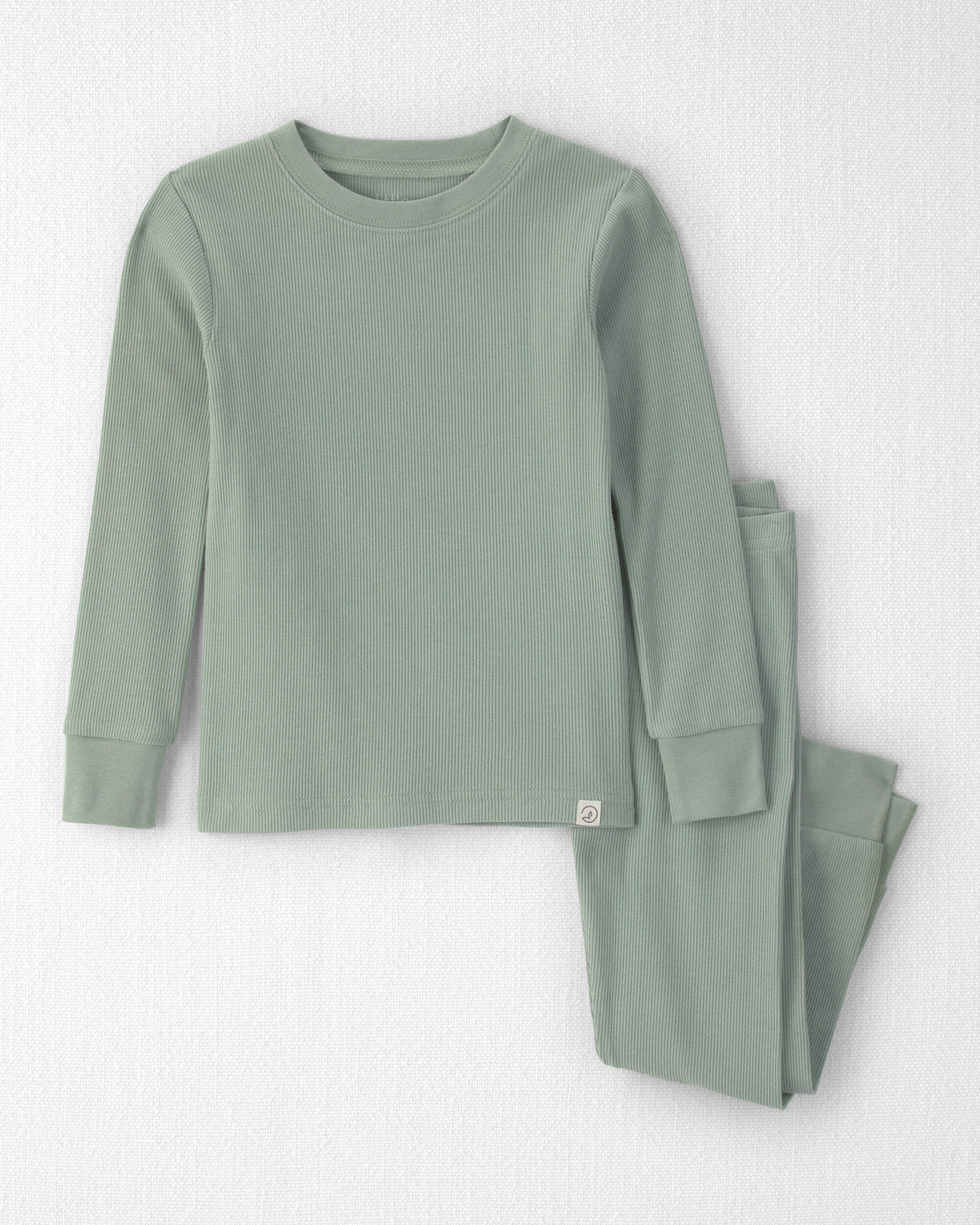 Toddler 2-Piece Long-Sleeve Pajama Set Green