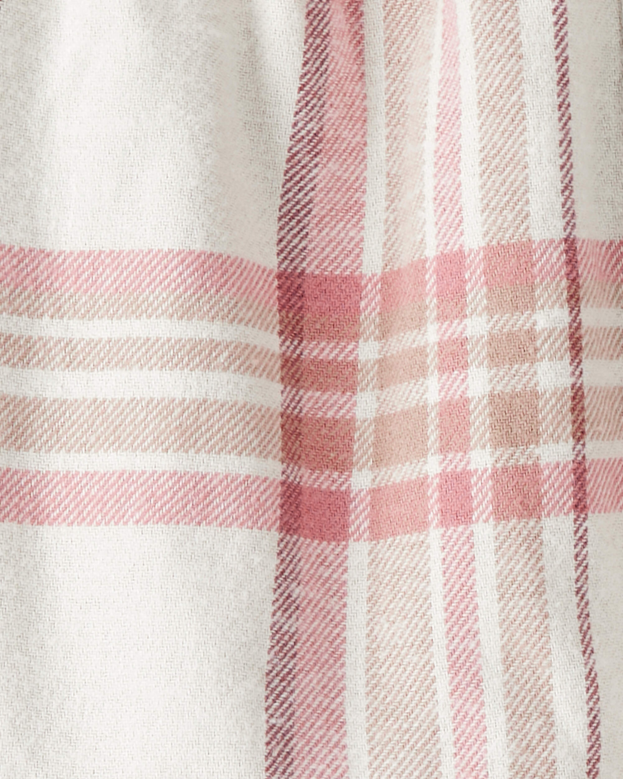 Baby Girl 2-Piece Print Cotton Long-Sleeve Dress Set - Plaid