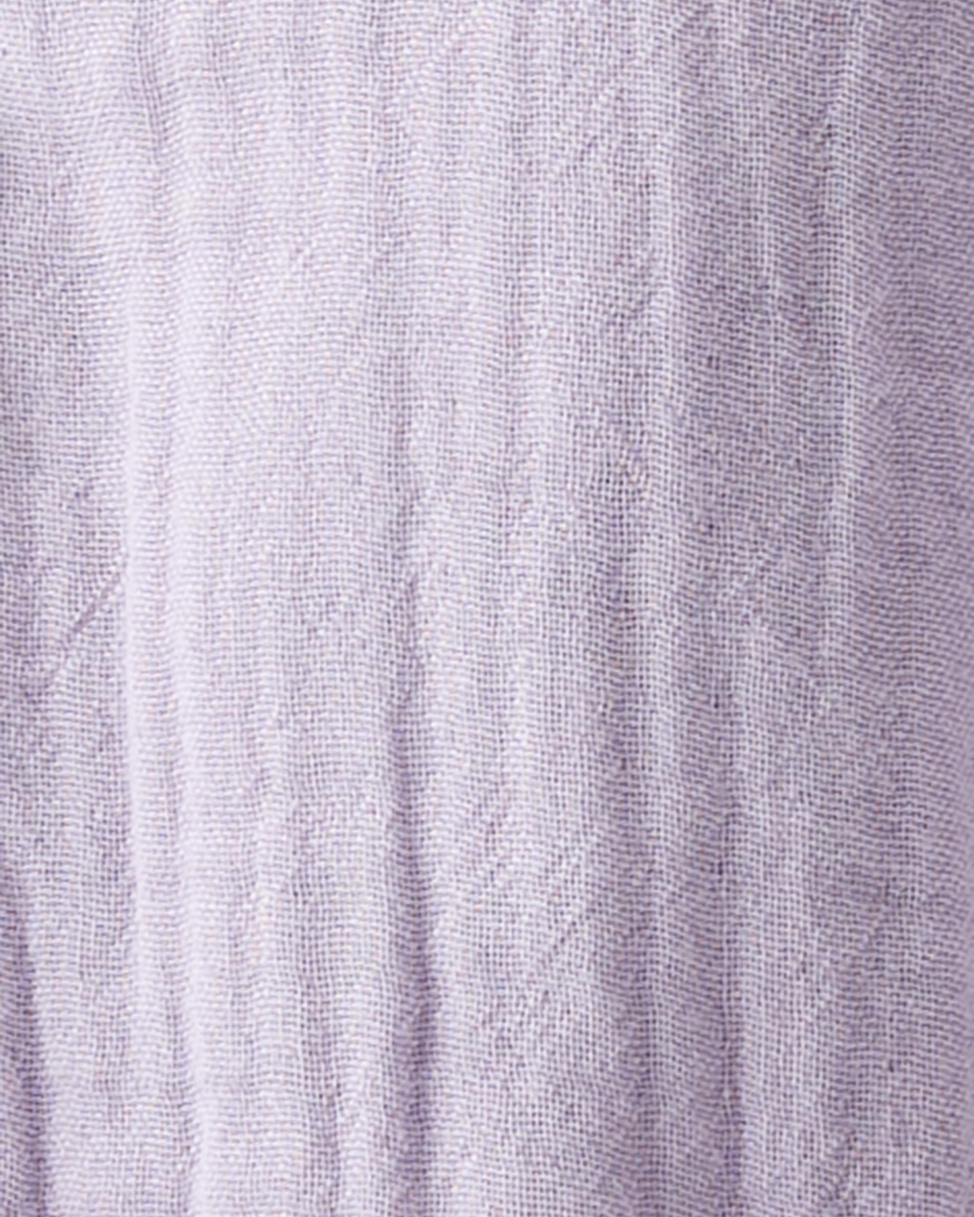 Baby Organic Cotton Gauze Overalls Lilac