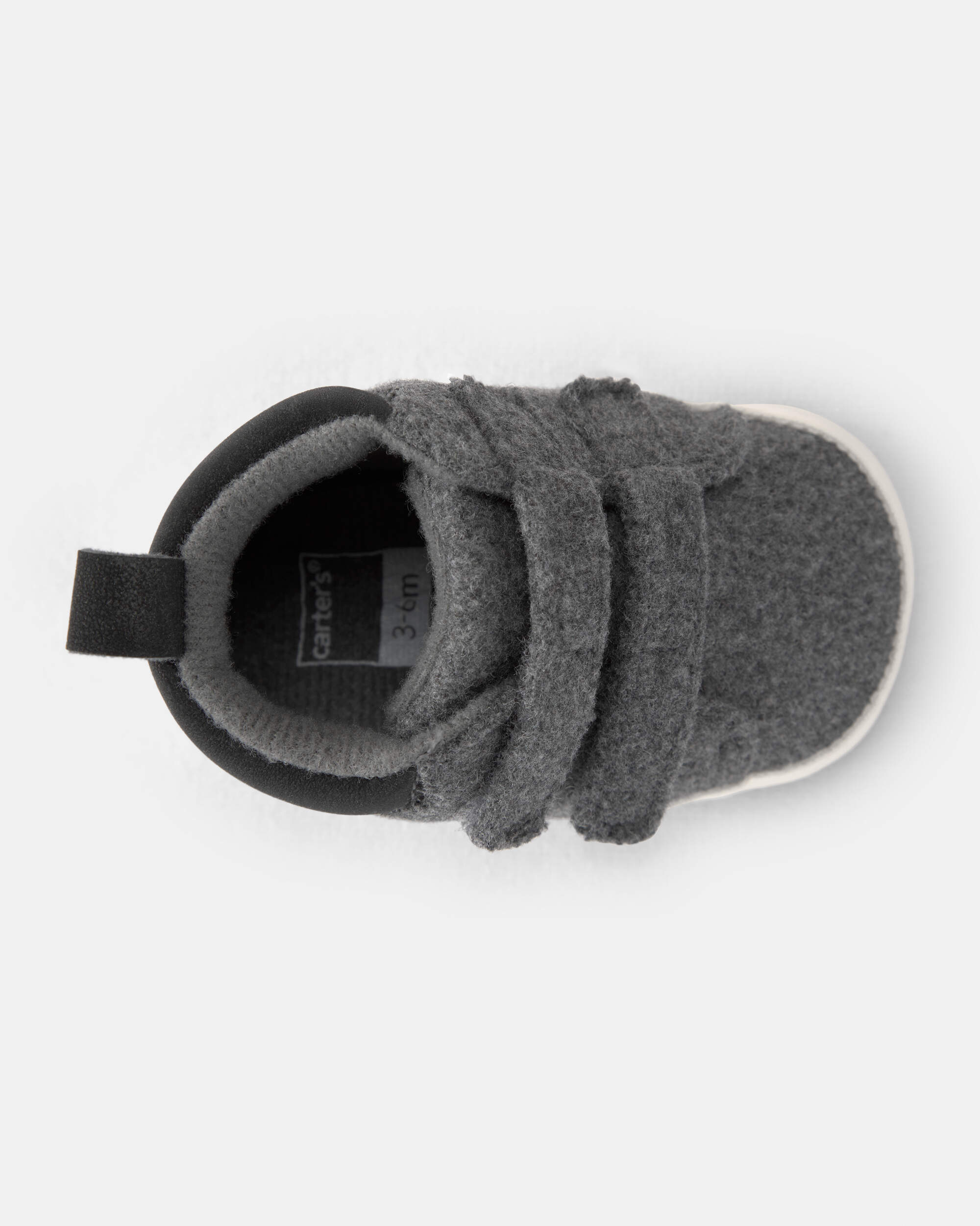 Baby Boy Double Strap Boots - Grey
