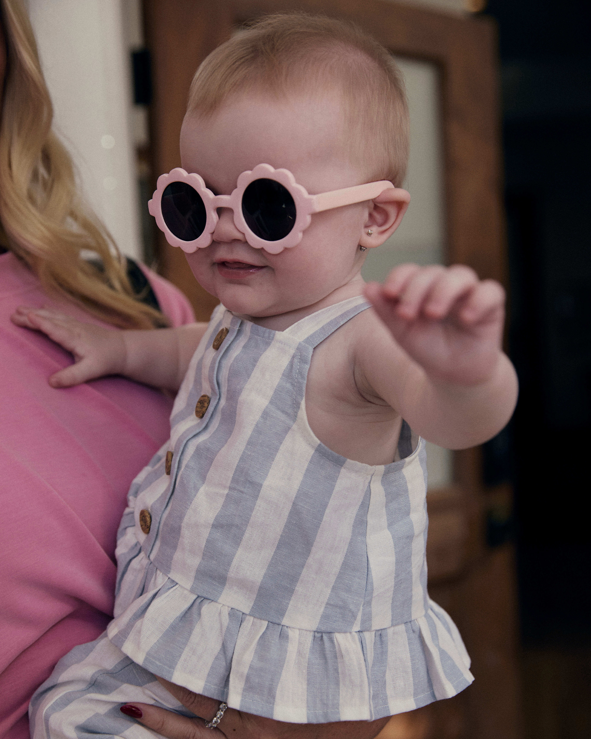 Baby Girl 2-Piece Sleeveless Tee & Pant Set