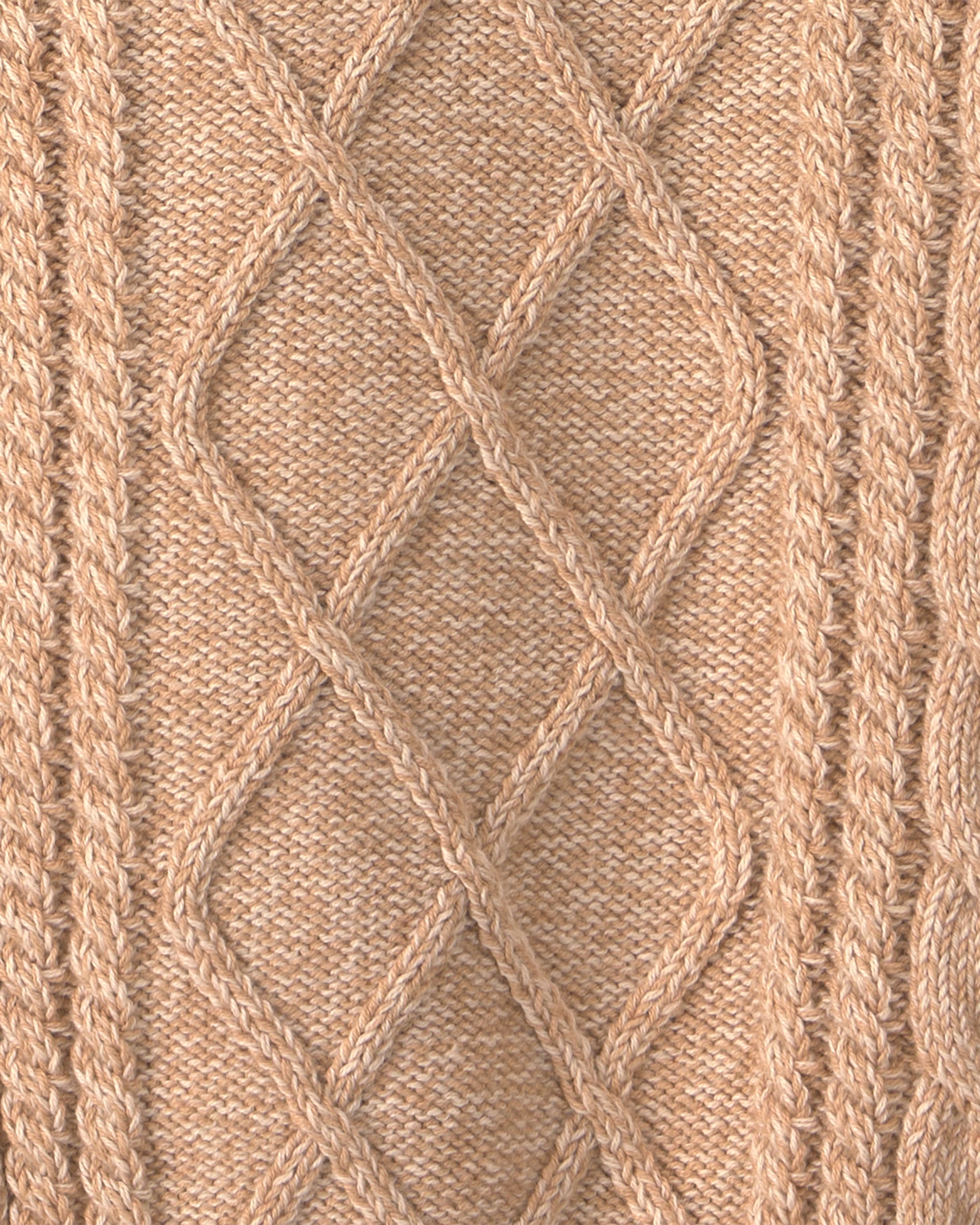 Toddler Cable Knit Sweater - Tan