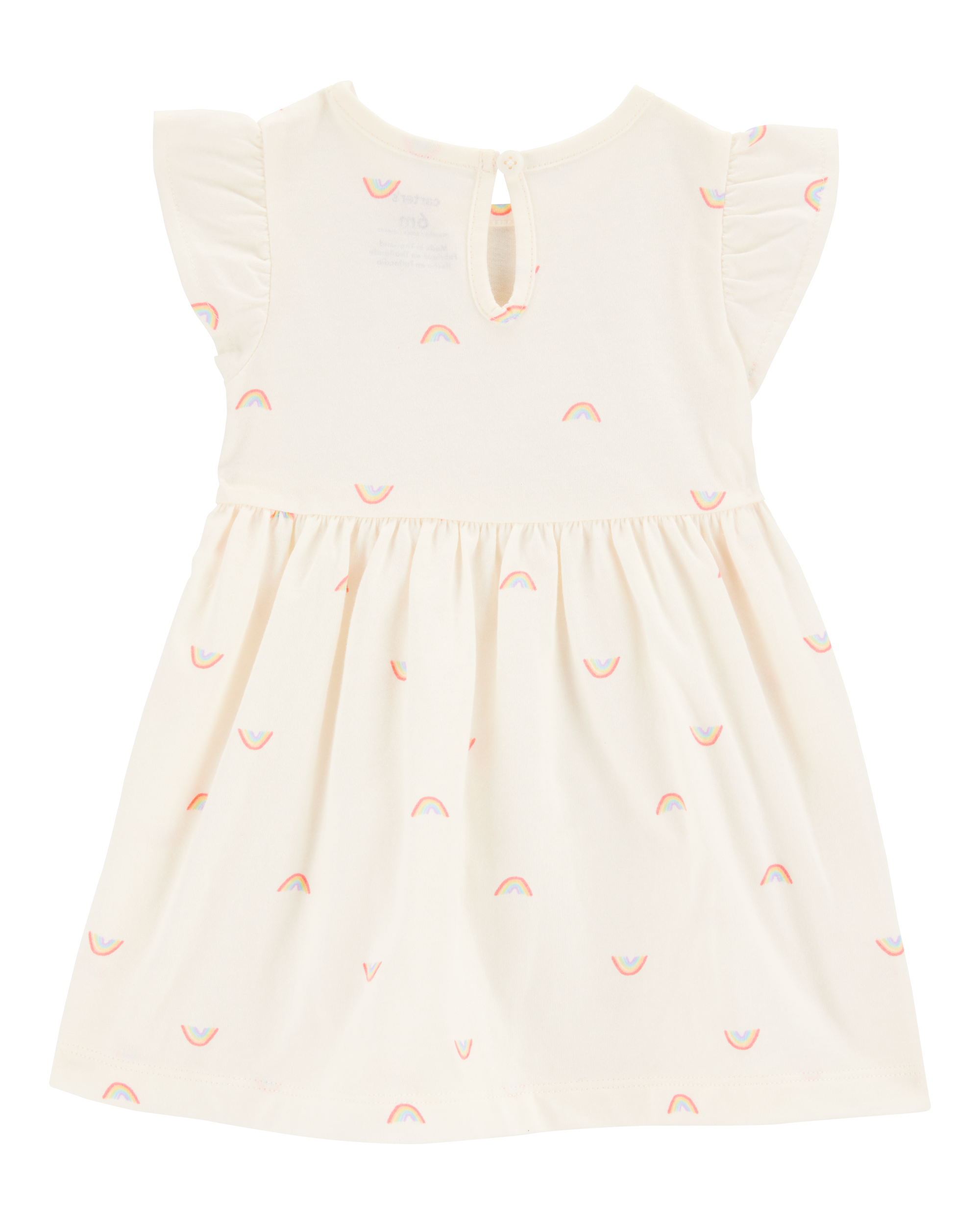 Baby Girl 2-Piece Rainbow Dress & Romper Set